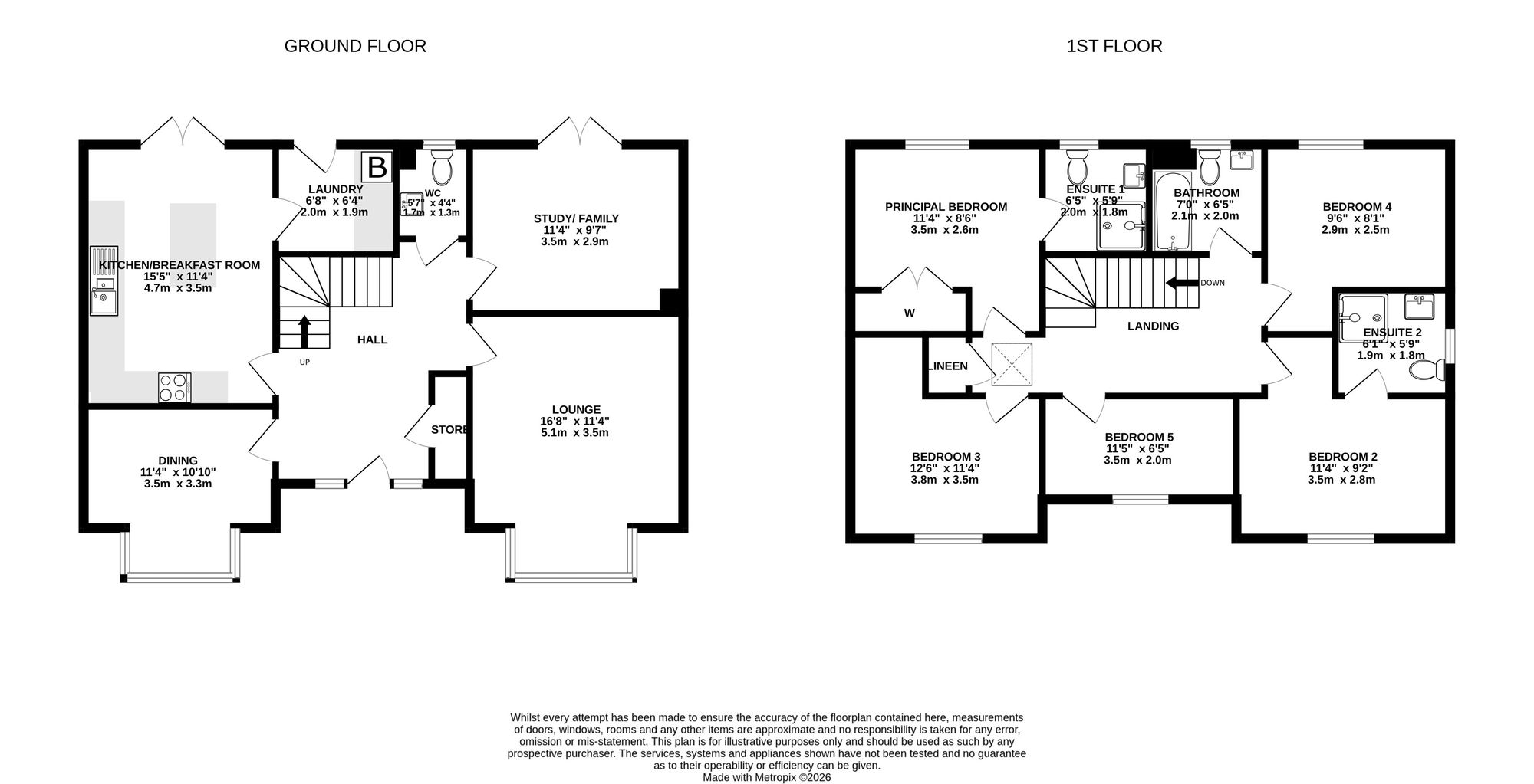 1 Brotherton Glade, Livingston floorplan