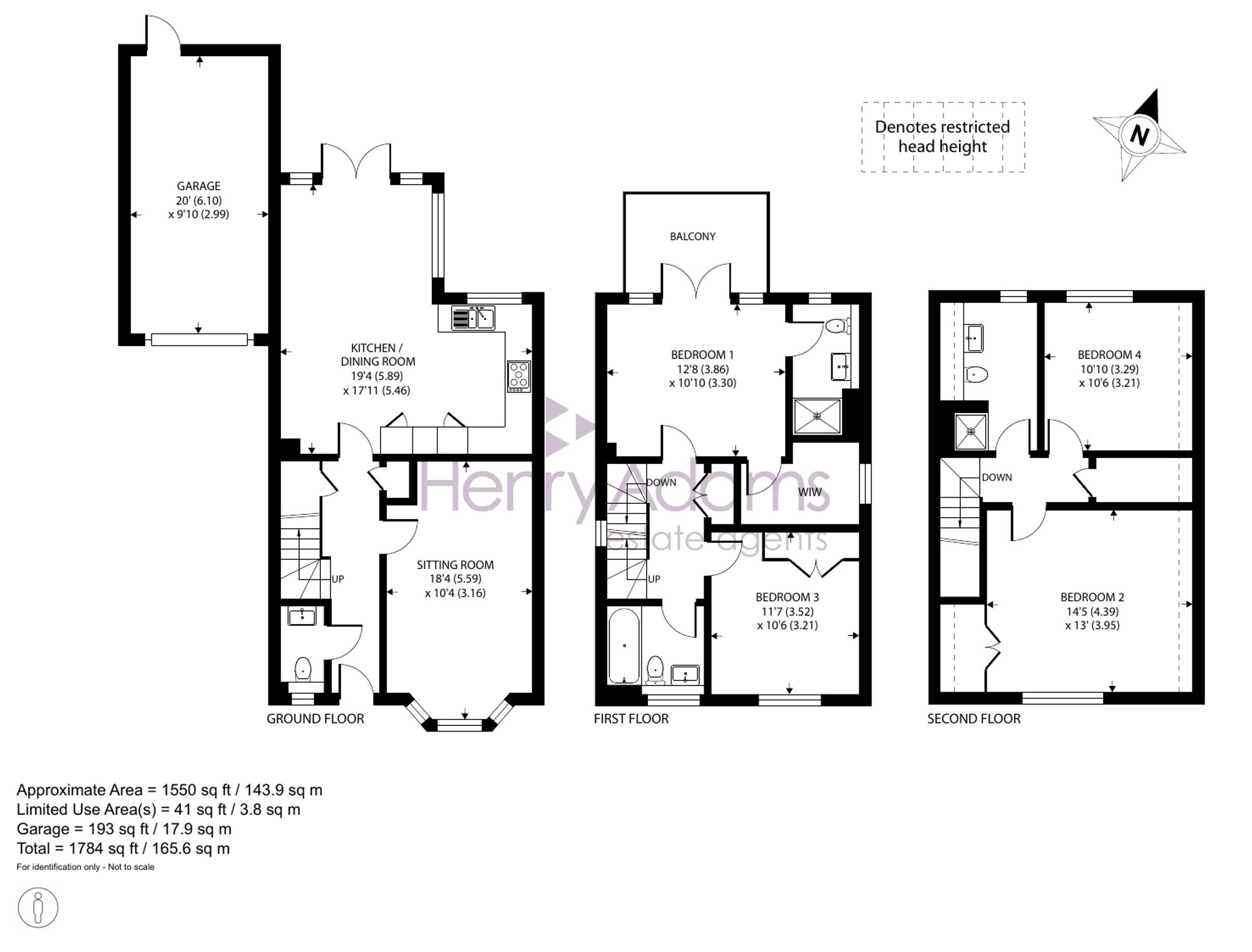 1 Heron Close, Chichester floorplan