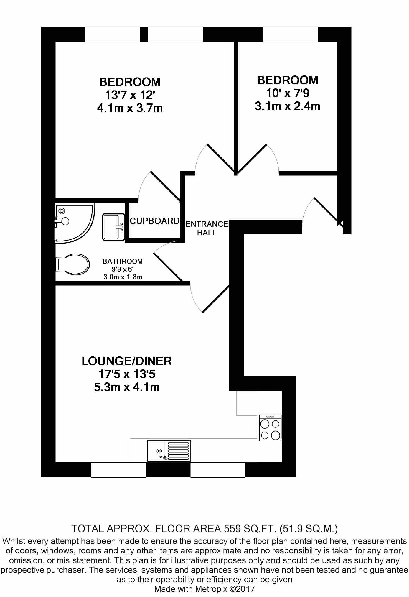 2 Bedrooms Flat for sale in Linden Road, Westbury Park, Bristol BS6