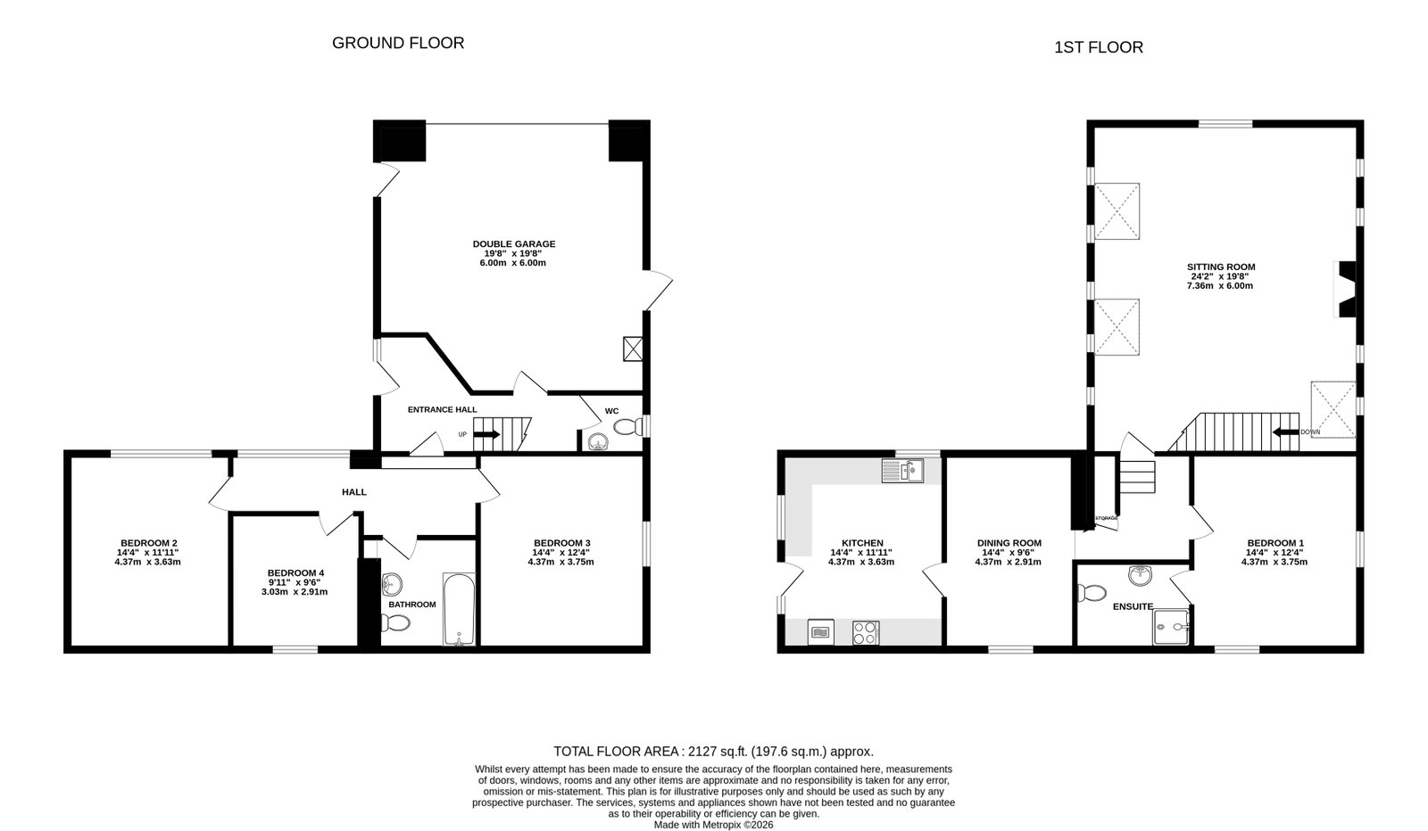 10, Manor Court, Hereford floorplan