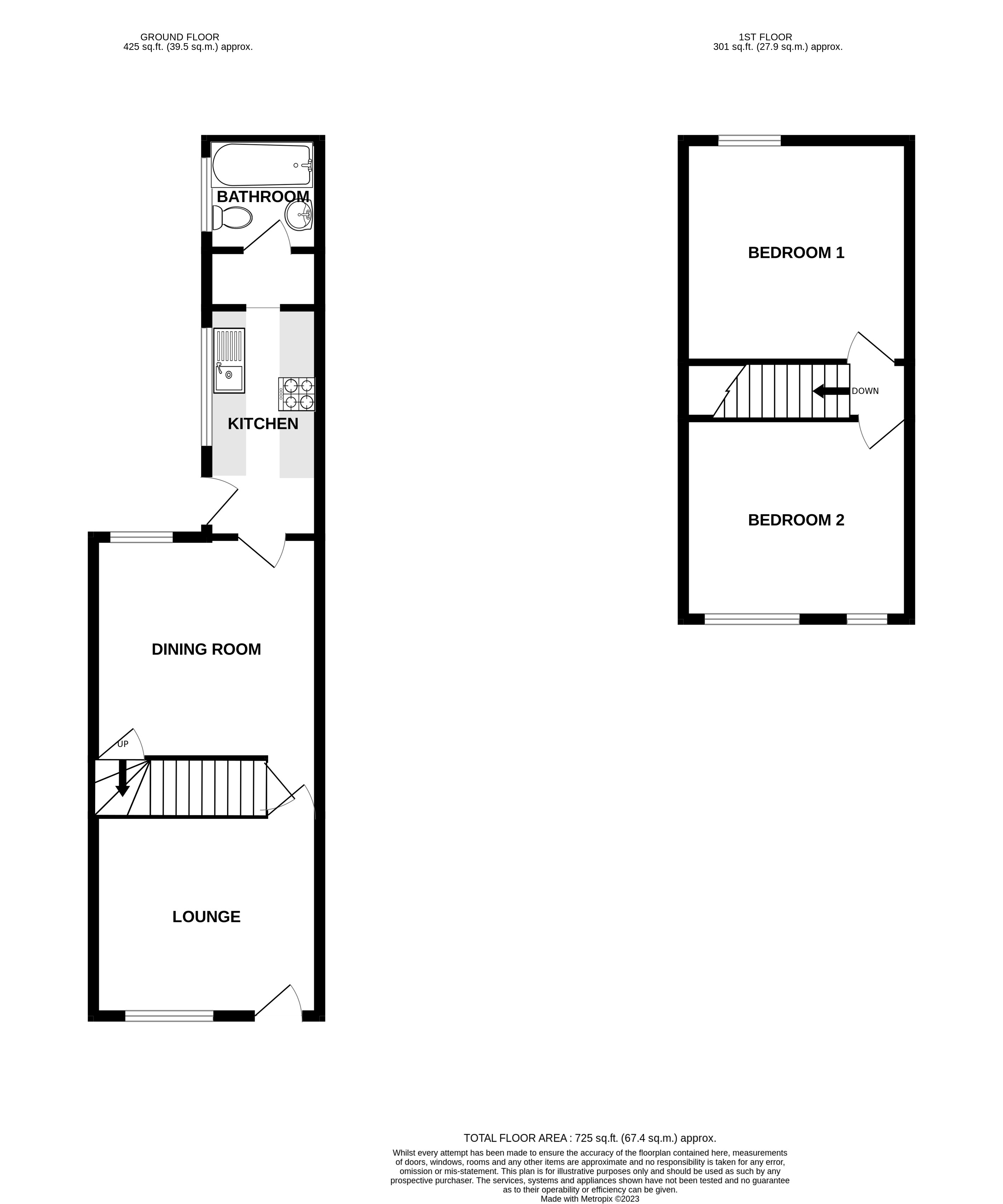 78, Stratford Street, Coventry floorplan