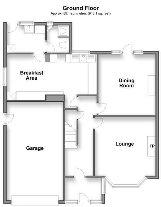Manwood Avenue, Canterbury floorplan