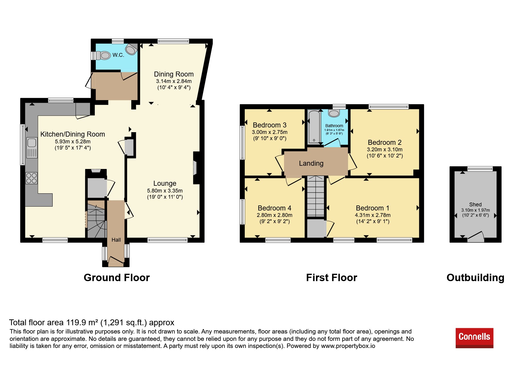 3, Cleavesland, Maidstone floorplan