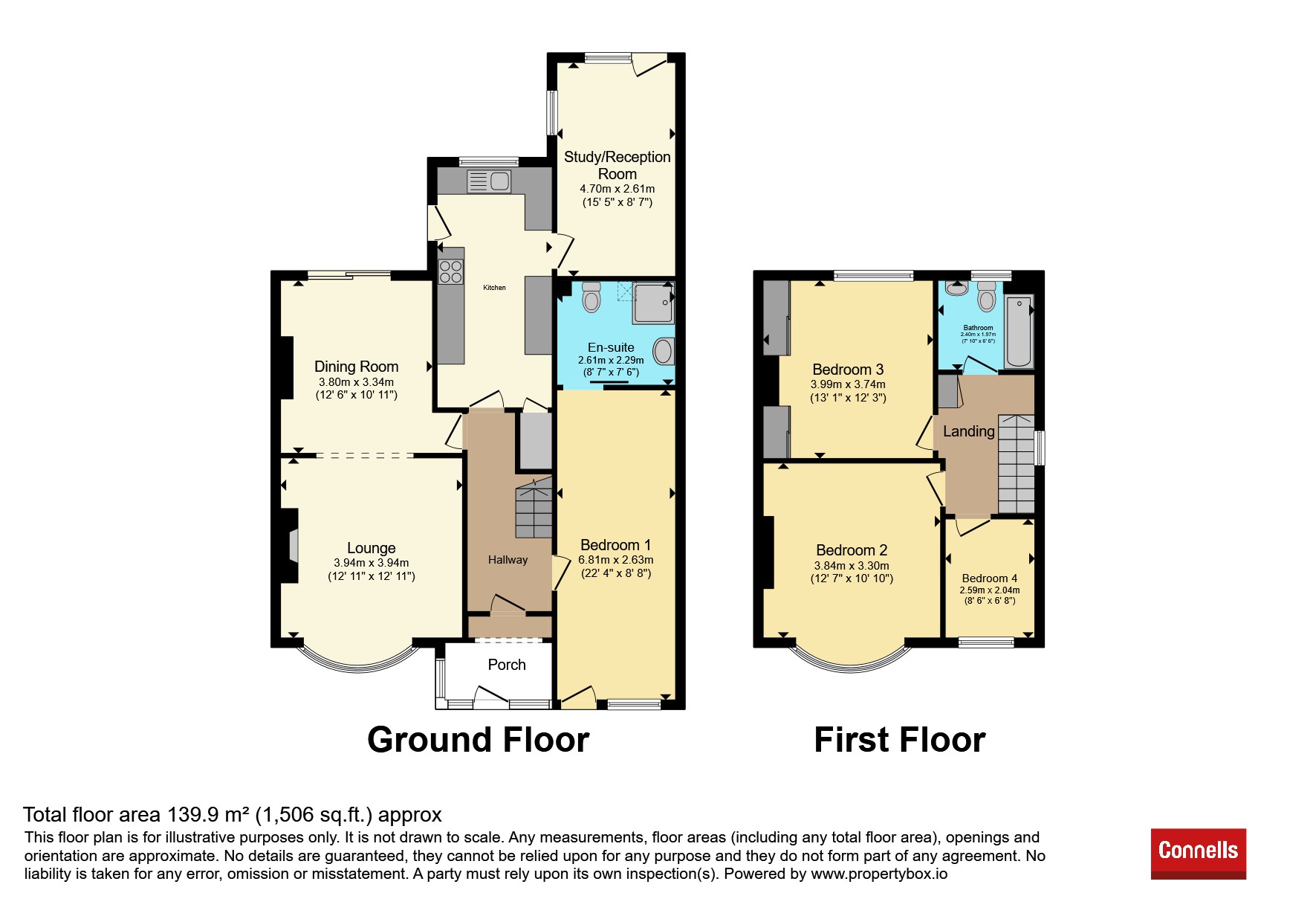 743, Welford Road, Leicester floorplan