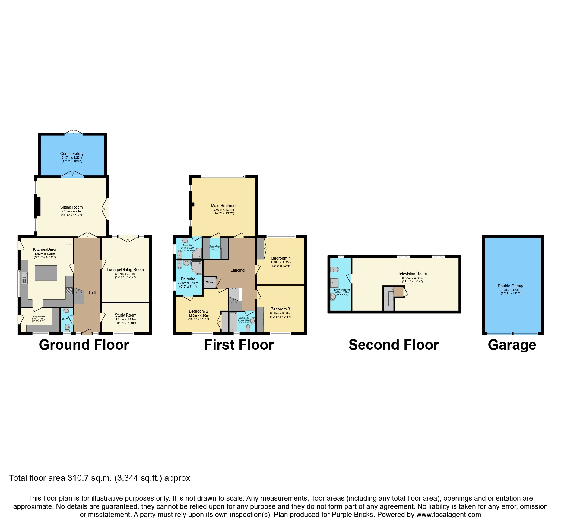 Bedford Road, Stagsden, Bedford MK43, 5 bedroom detached house for sale