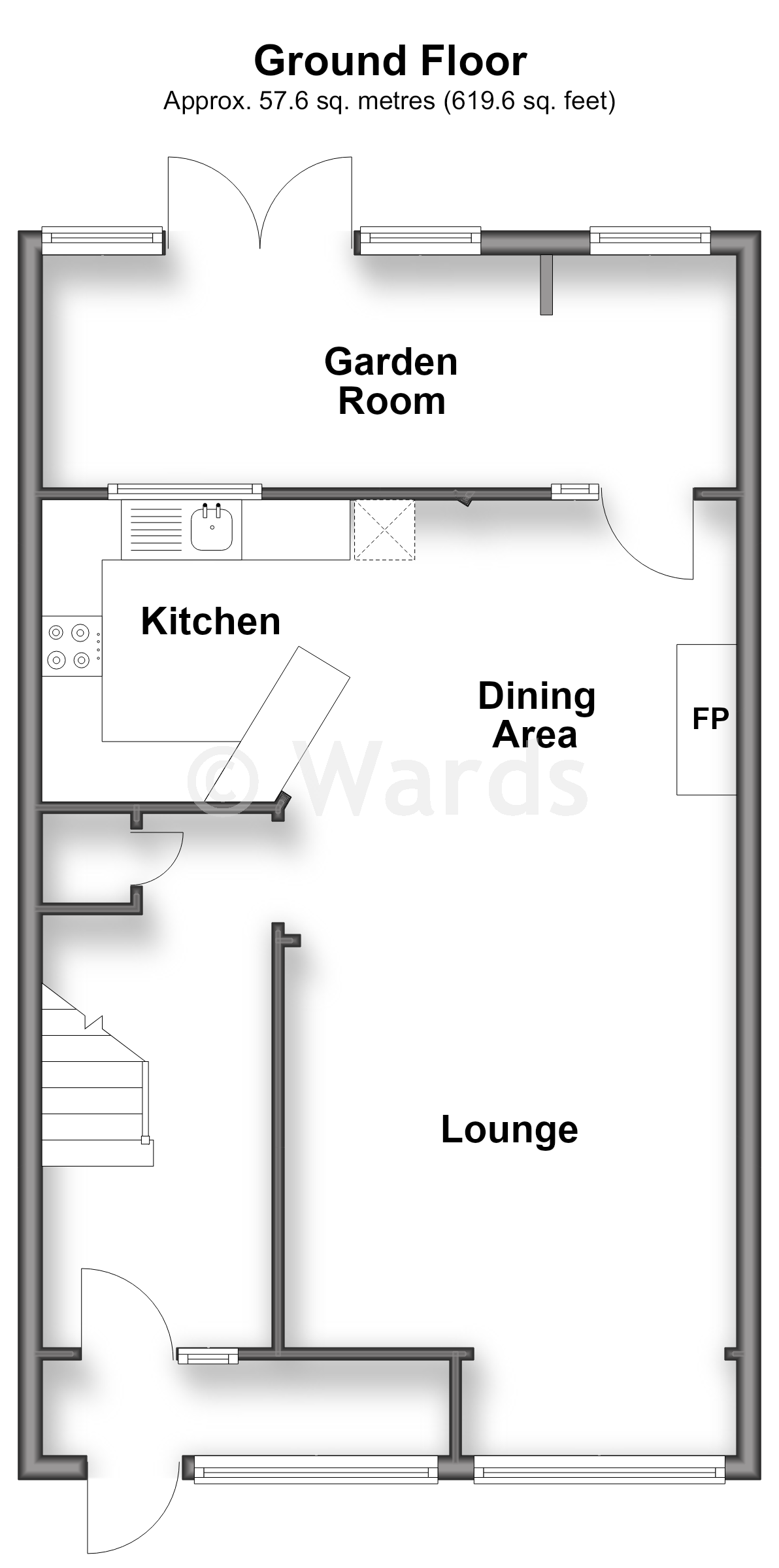 6, Horsted Avenue, Chatham floorplan