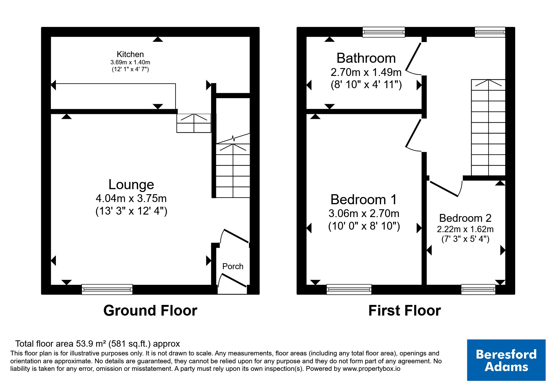 2, Bryn Goleu, Gwynedd floorplan