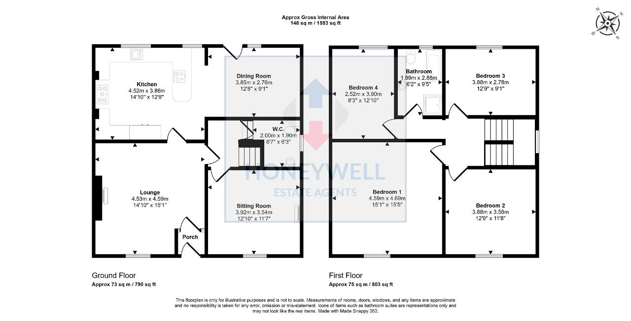 Low Moor Farm, Union Street, Clitheroe floorplan
