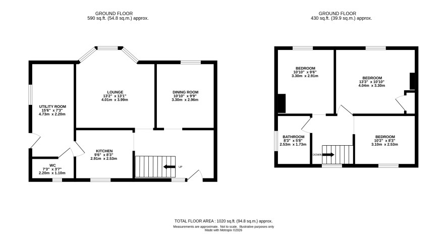 216 School Road, Walton Highway, Wisbech floorplan