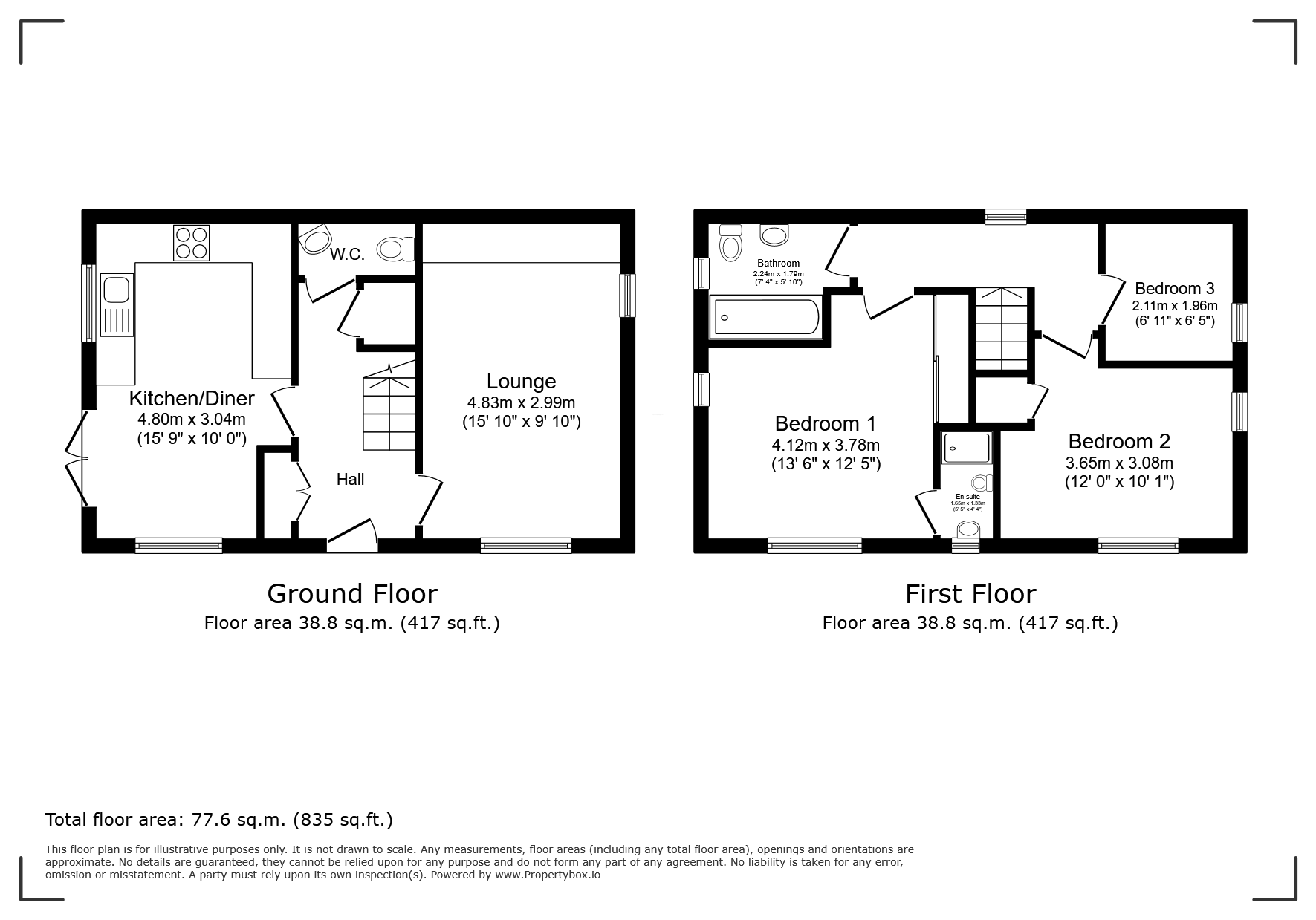 1, Wollaston Way, Hebburn floorplan