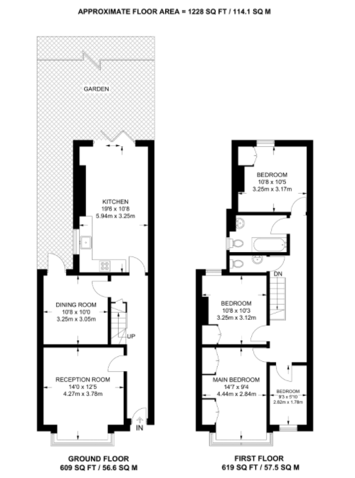59a, Wynndale Road, London floorplan