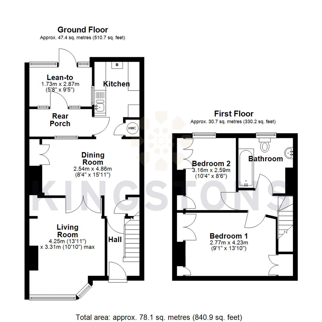 23, Scotland Road, Melksham floorplan
