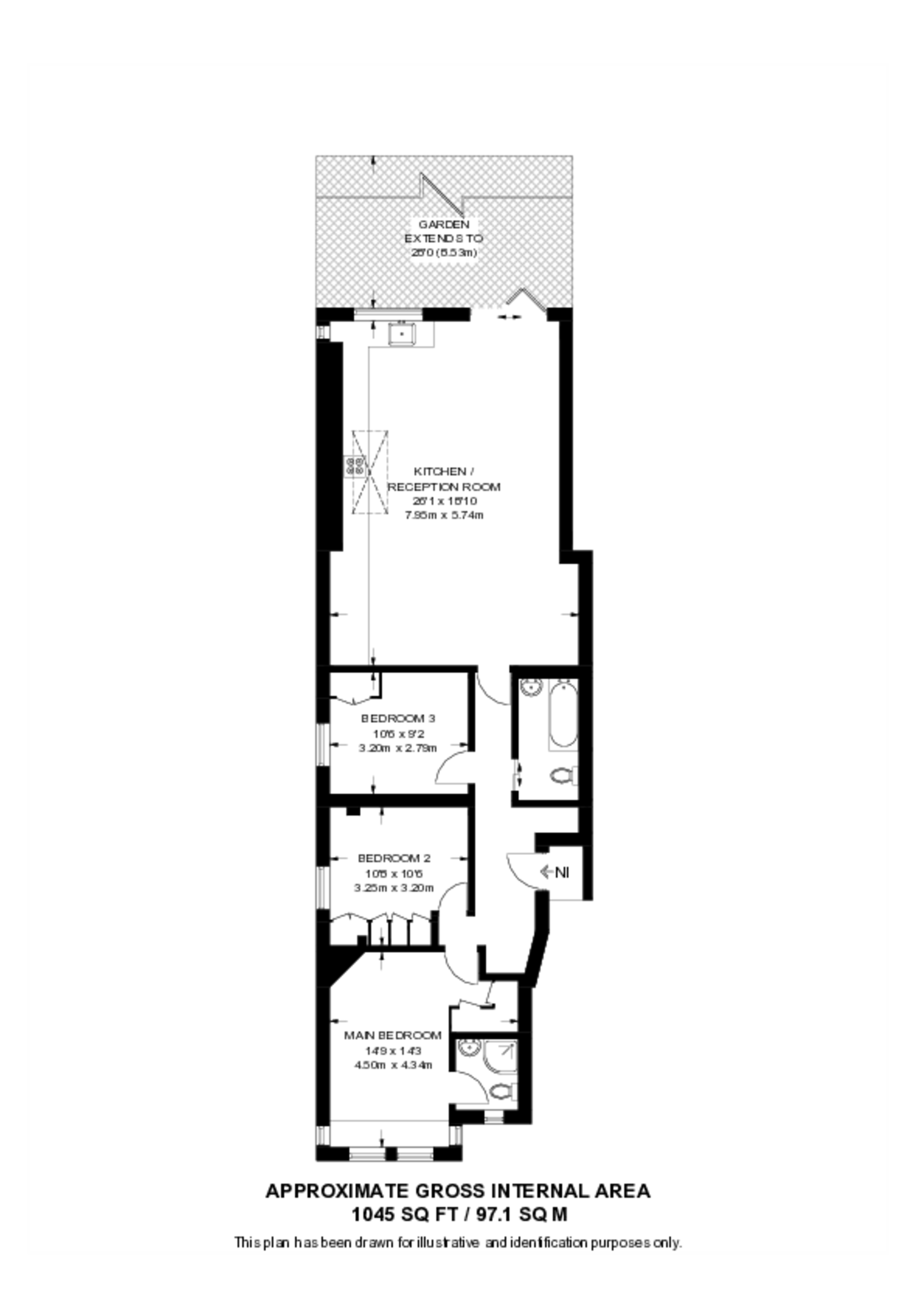 Ellesmere Road, Chiswick floorplan