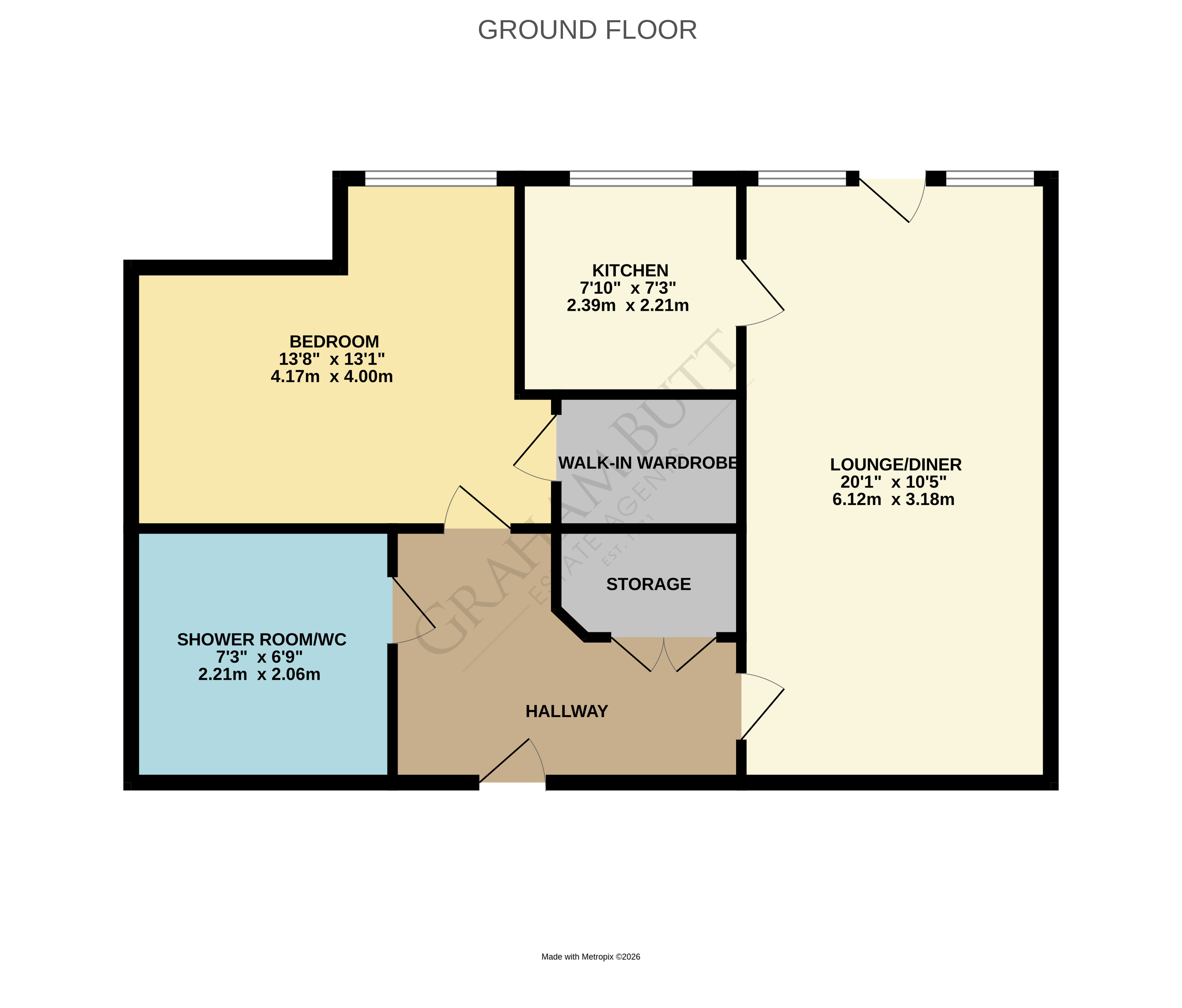10, Walnut Tree Place, 2, Goring Street, Worthing floorplan