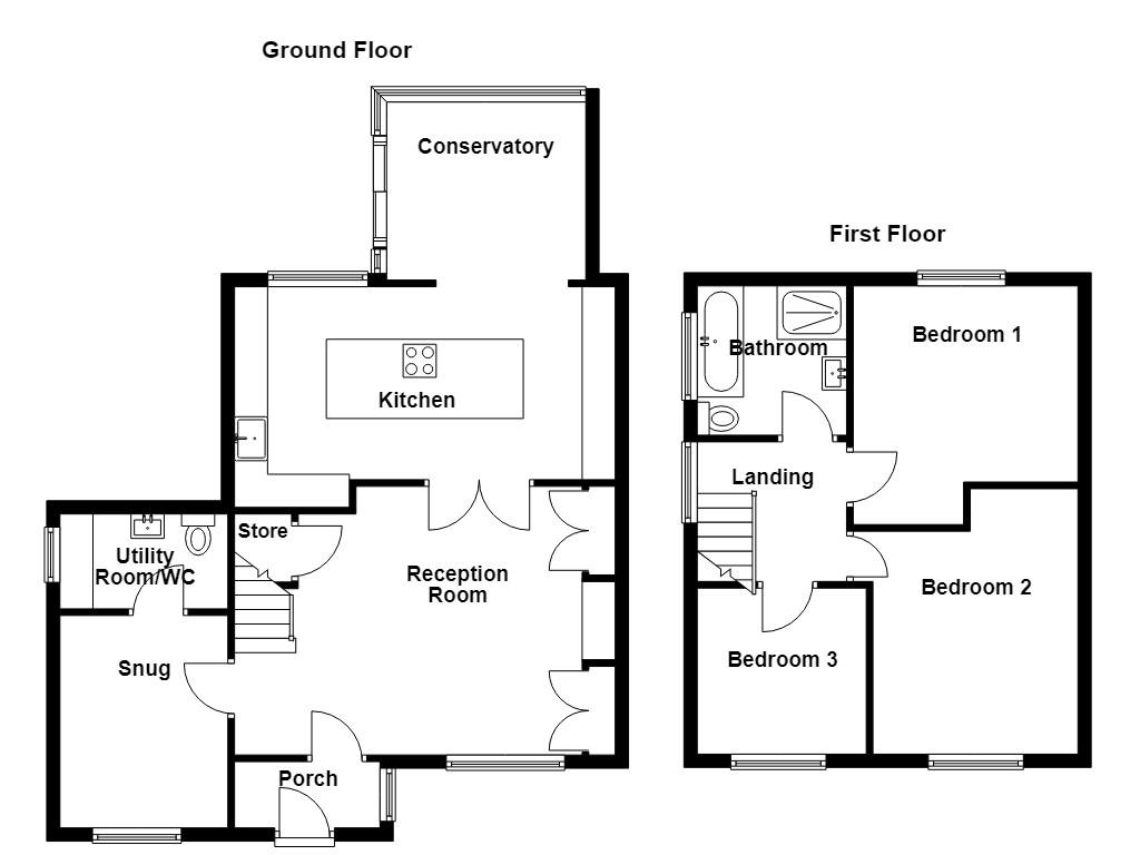 8, Birch Close, Accrington floorplan