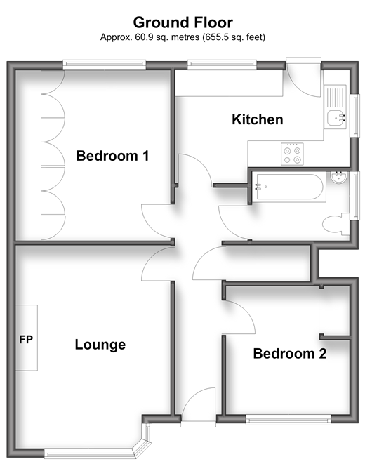 Falcourt Close, Sutton floorplan