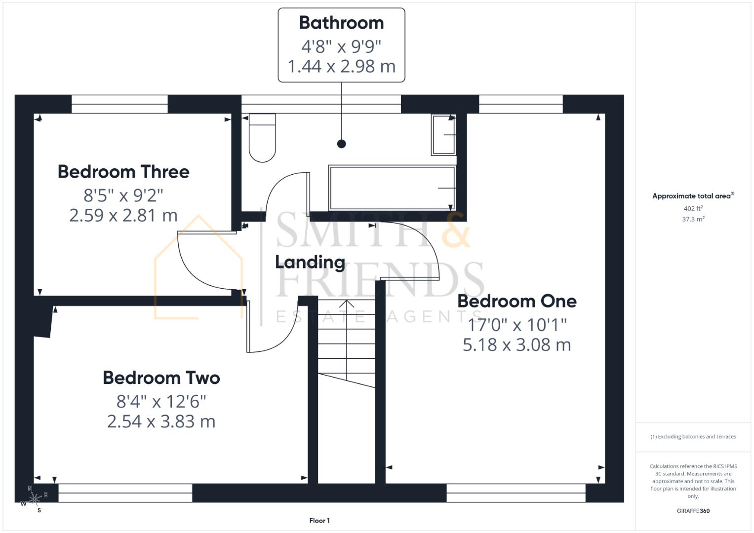 18, St. Cuthbert Street, Hartlepool floorplan