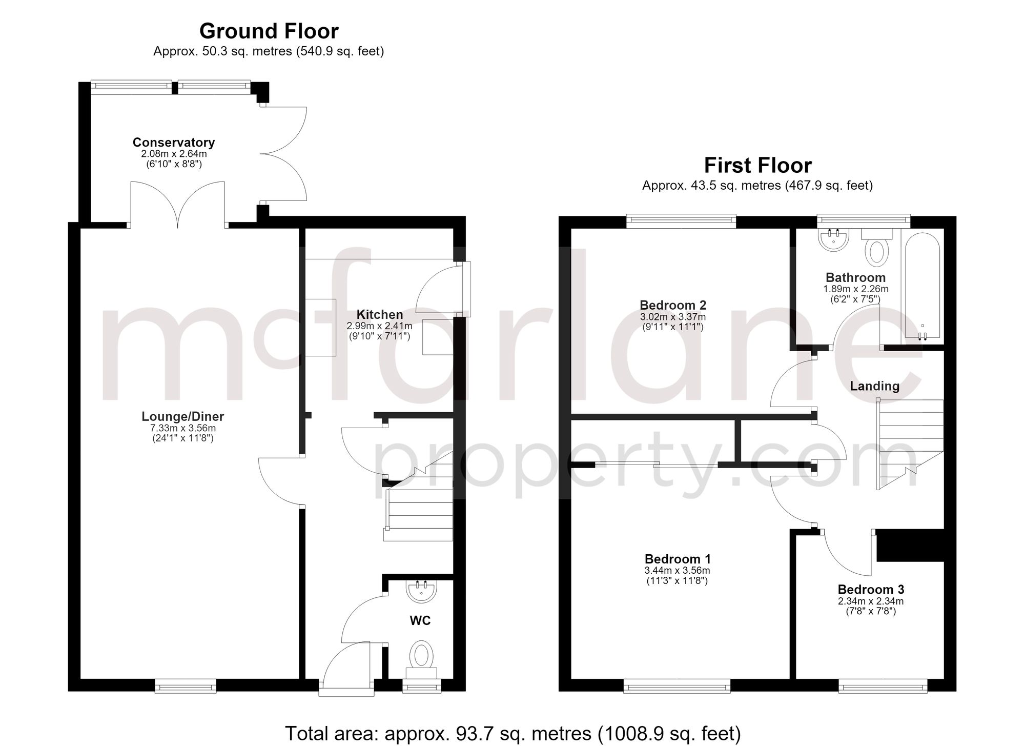 17 Fairfield, Swindon floorplan