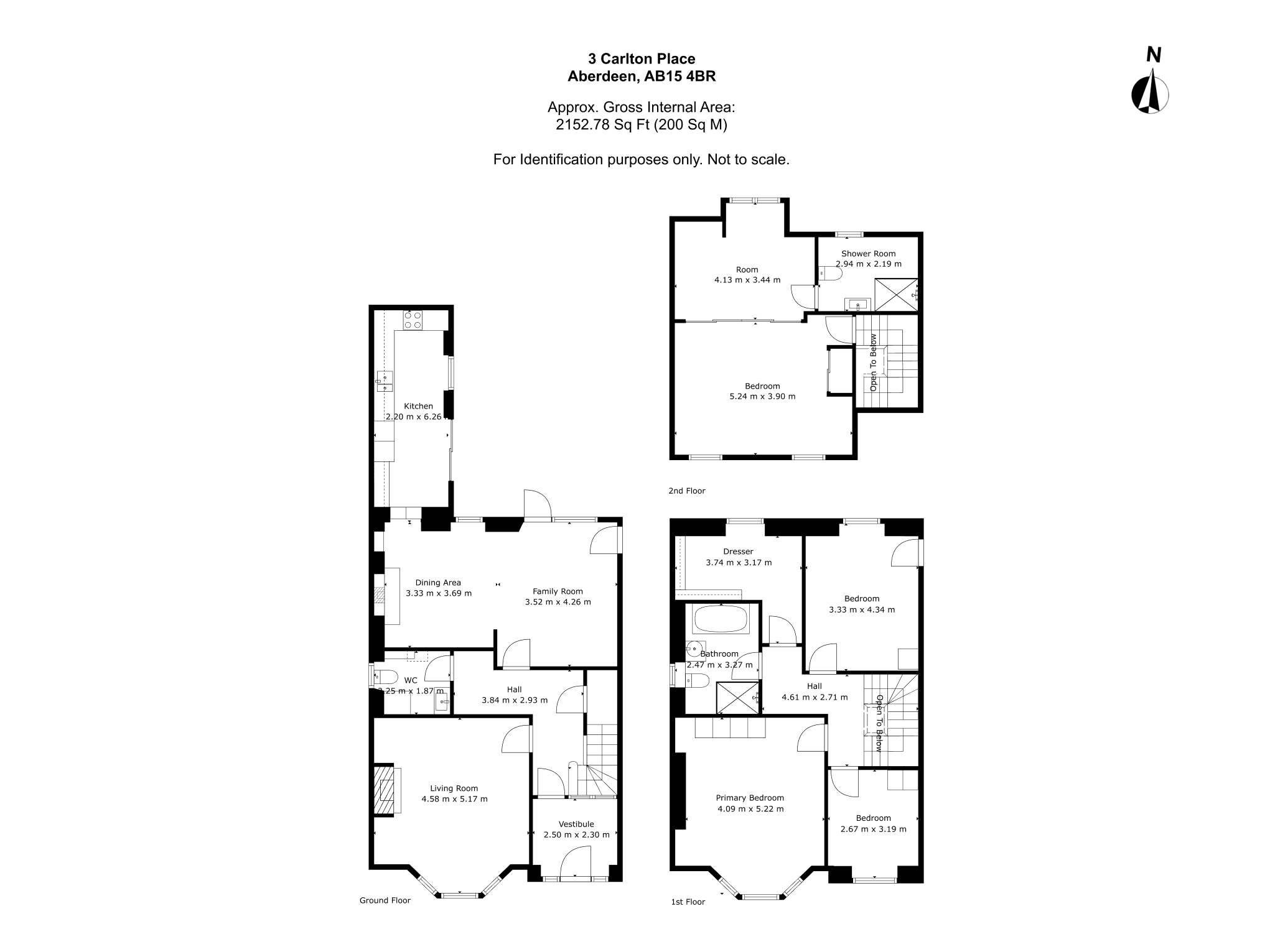 3, Carlton Place, Aberdeen floorplan