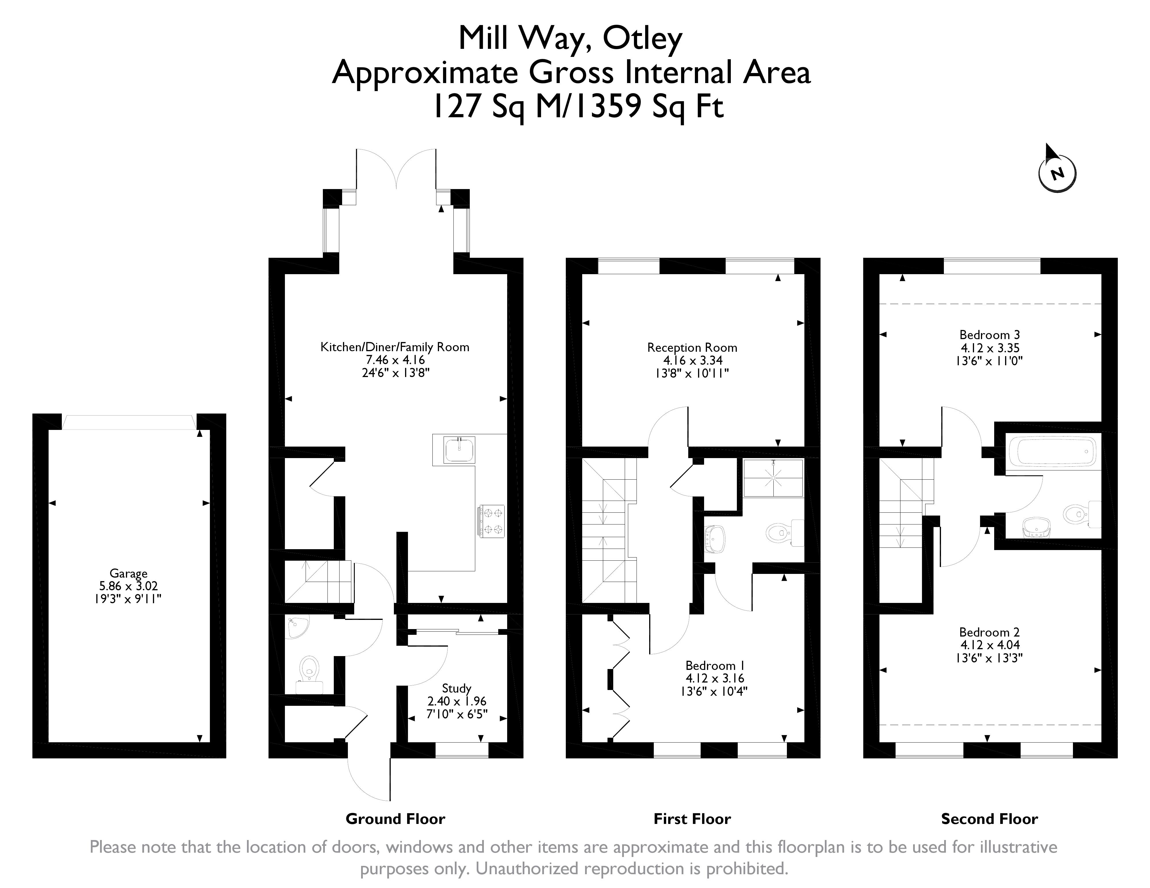3 Bedrooms Terraced house for sale in Mill Way, Otley LS21