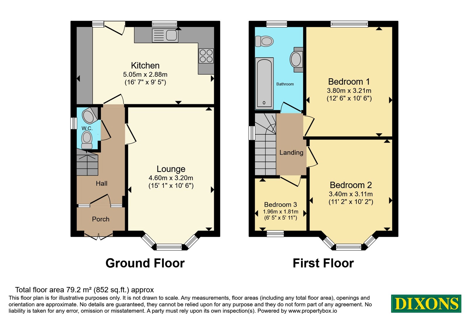 70, Kingshurst Road, West Midlands floorplan