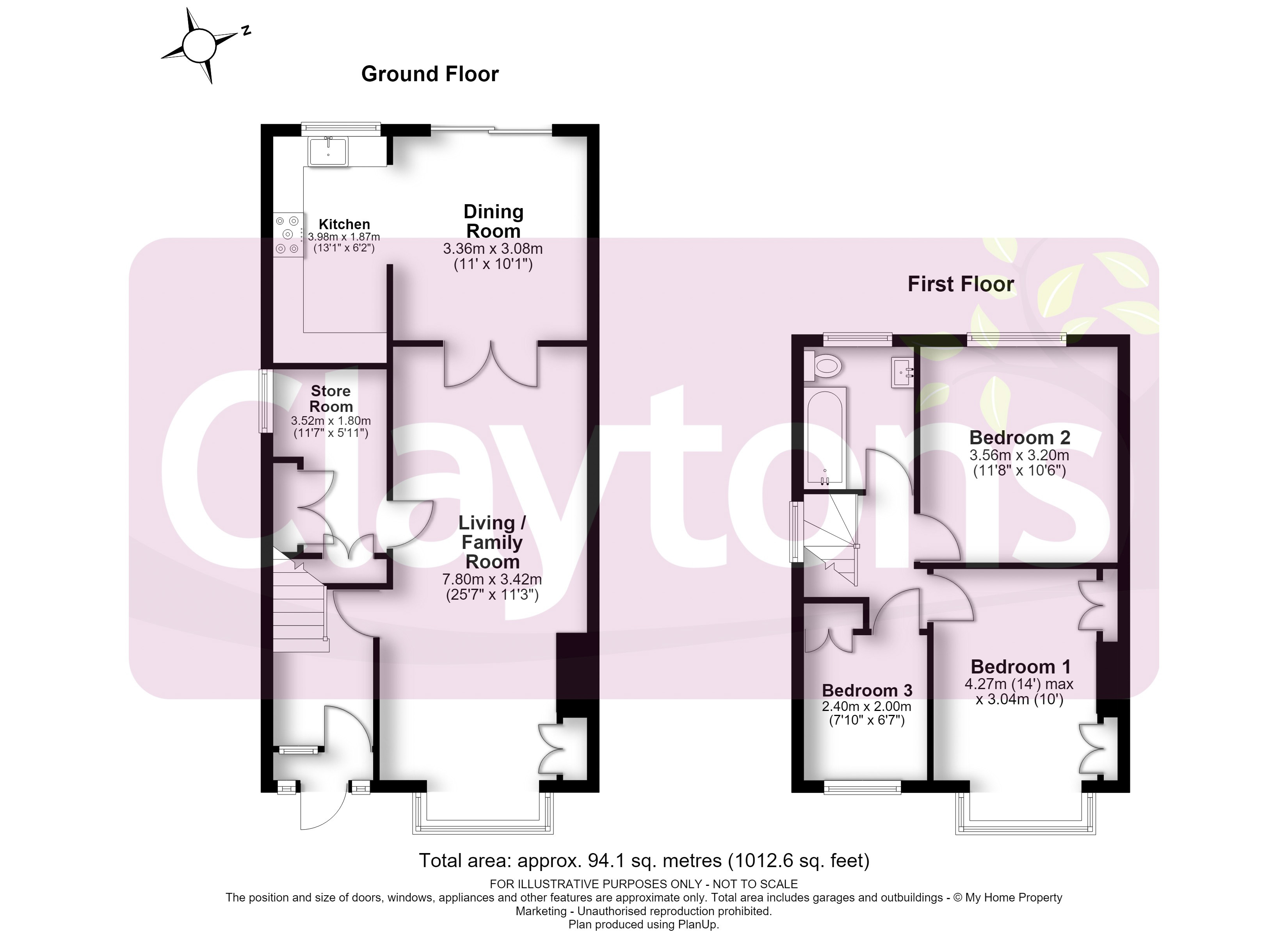 19, Fourth Avenue, Watford floorplan