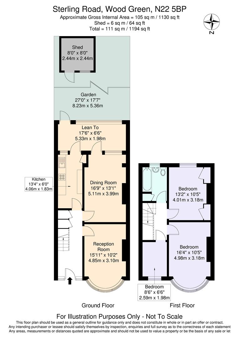48, Stirling Road, London floorplan