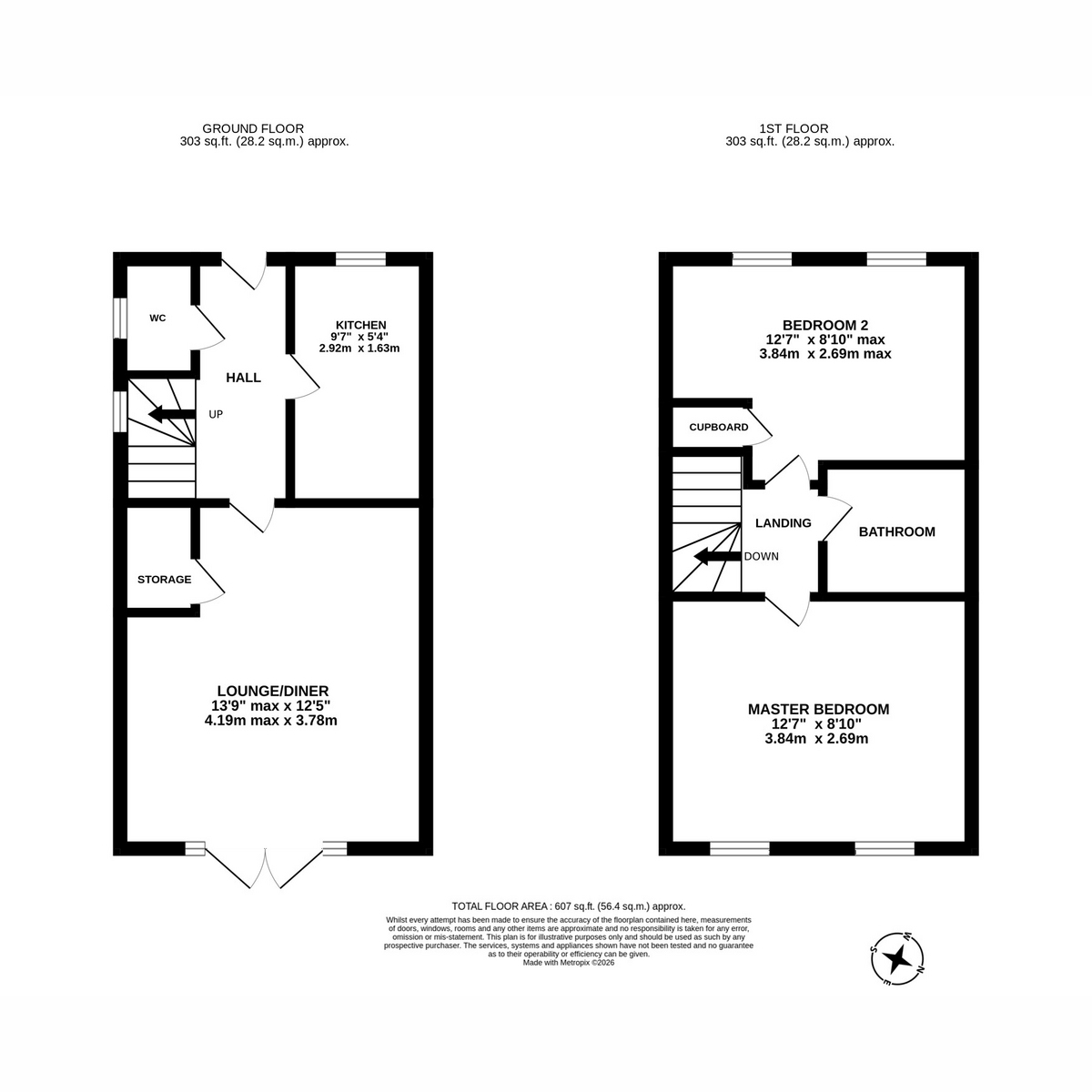 5, The  Sidings, Bishops Itchington floorplan