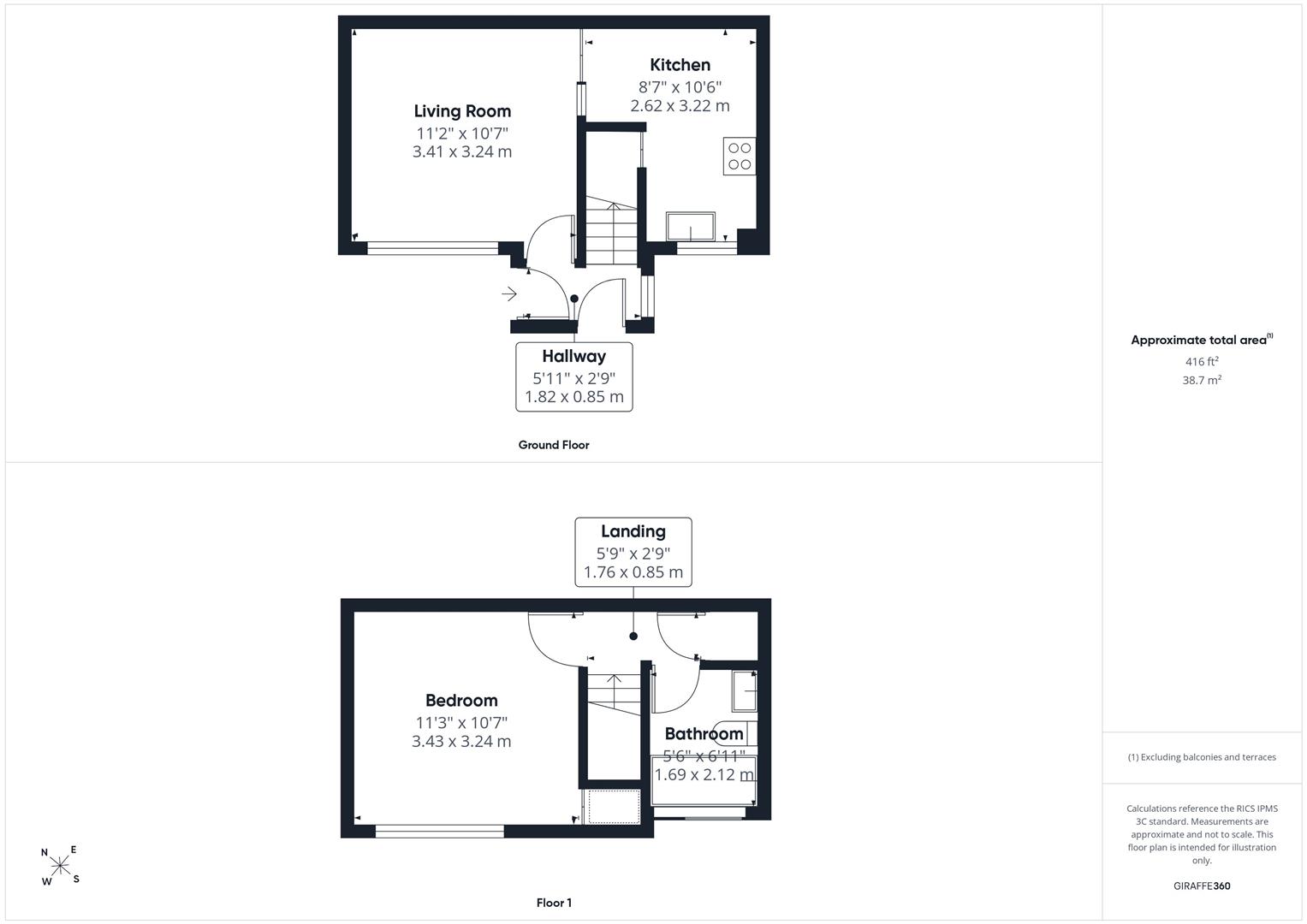 15, Furrow Close, Aylesbury floorplan
