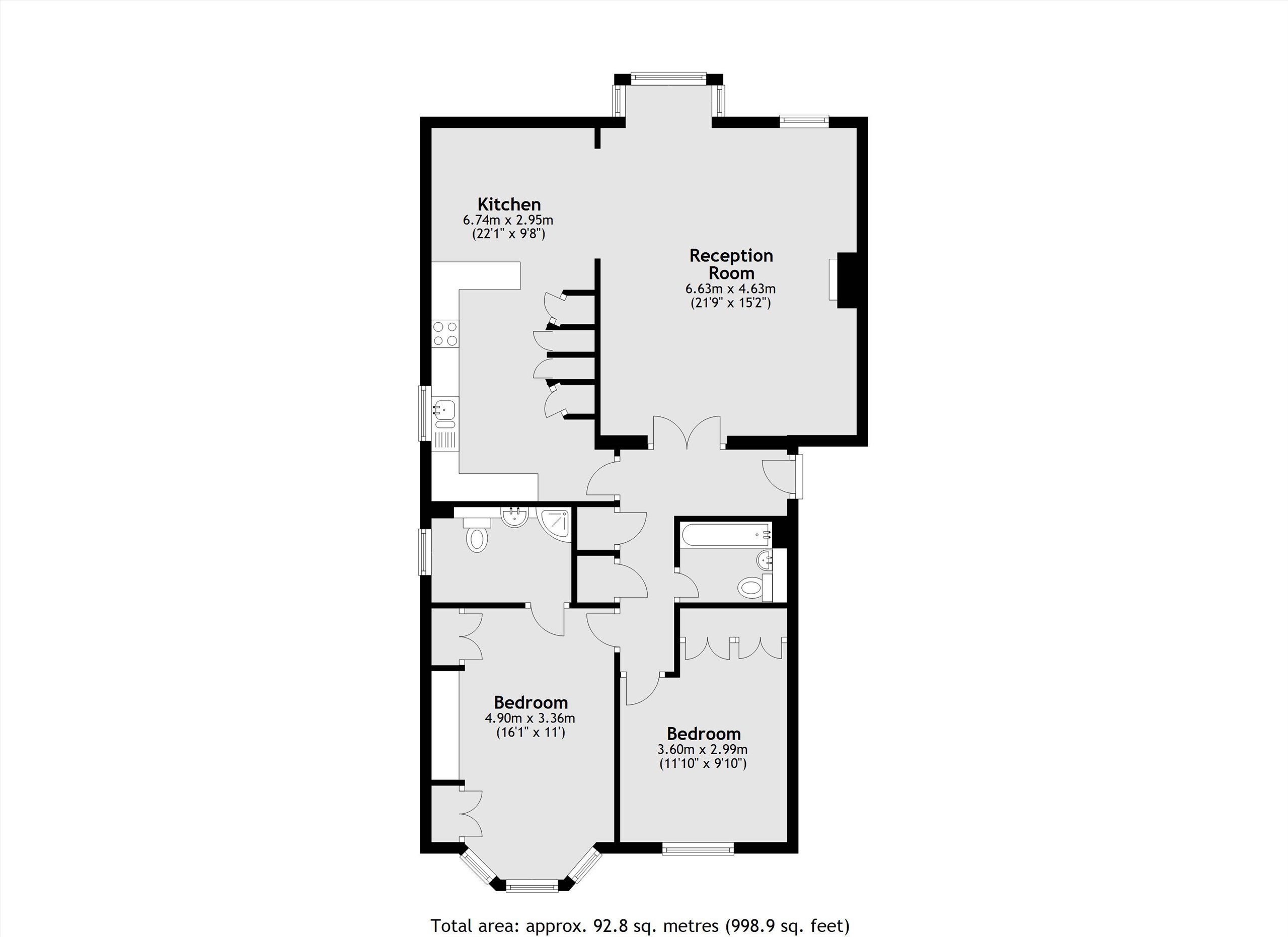 5 Victoria Mews, 7, Balfour Road, Weybridge floorplan
