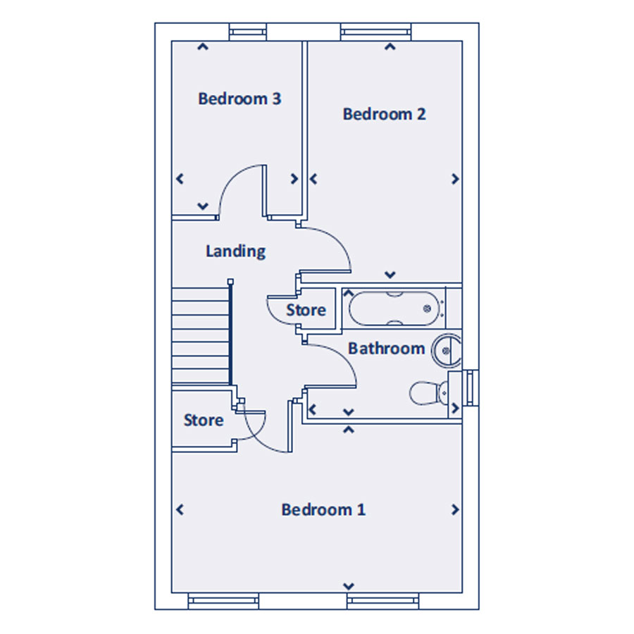 Plot 253, Ashbourne Road, Buxton floorplan