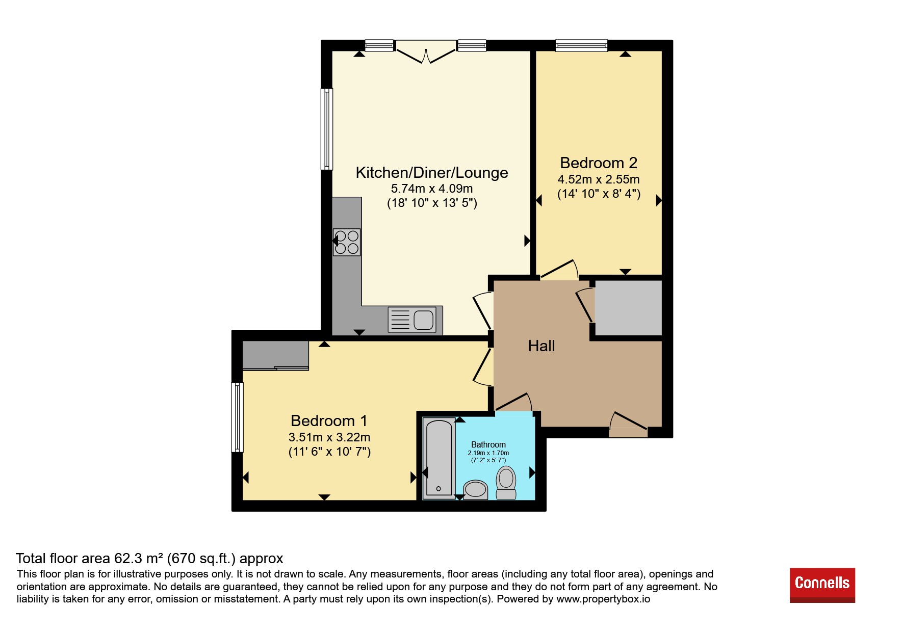 8, Charlotte Court, Welwyn Garden City floorplan