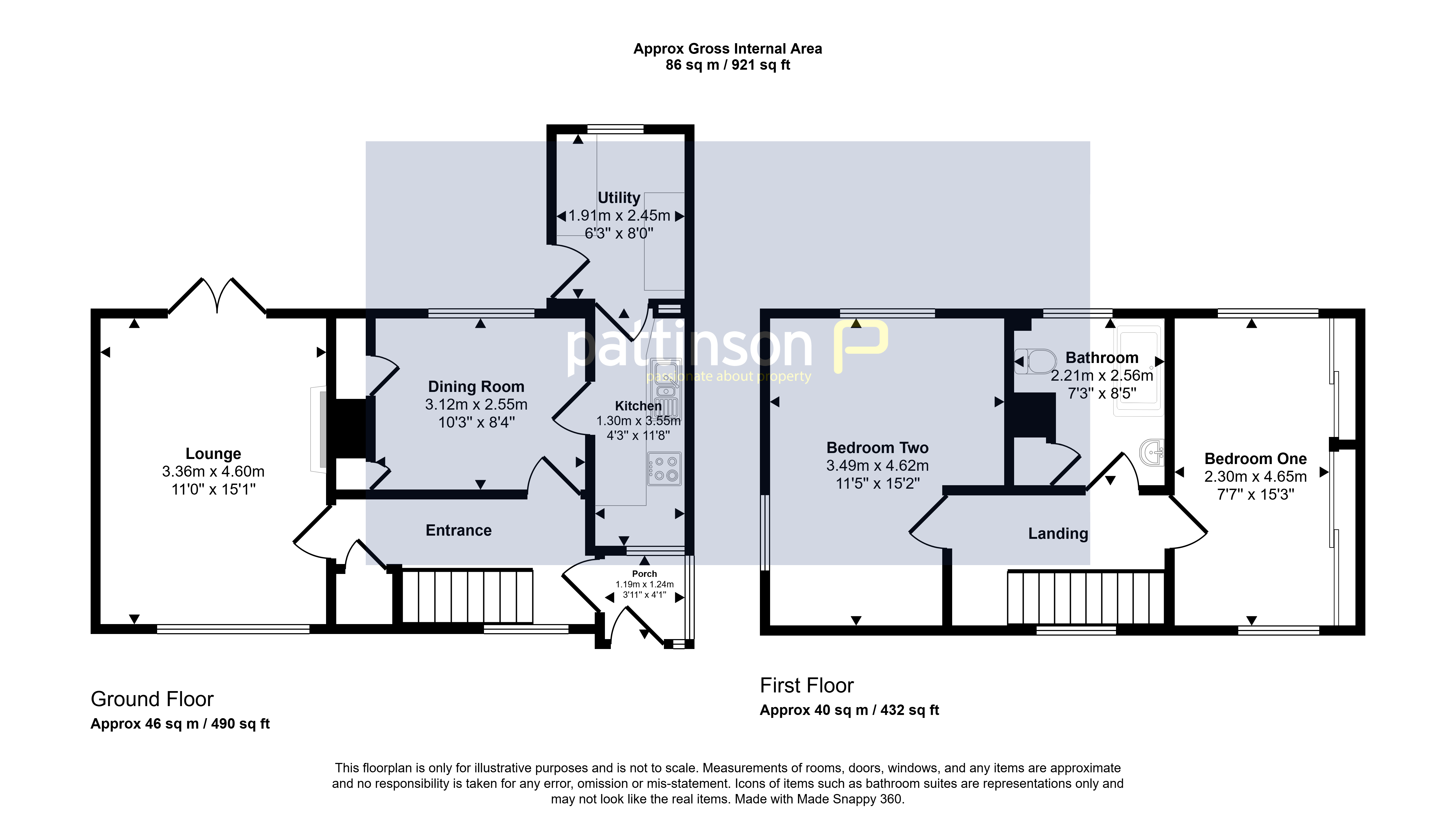 23, West View, Morpeth floorplan