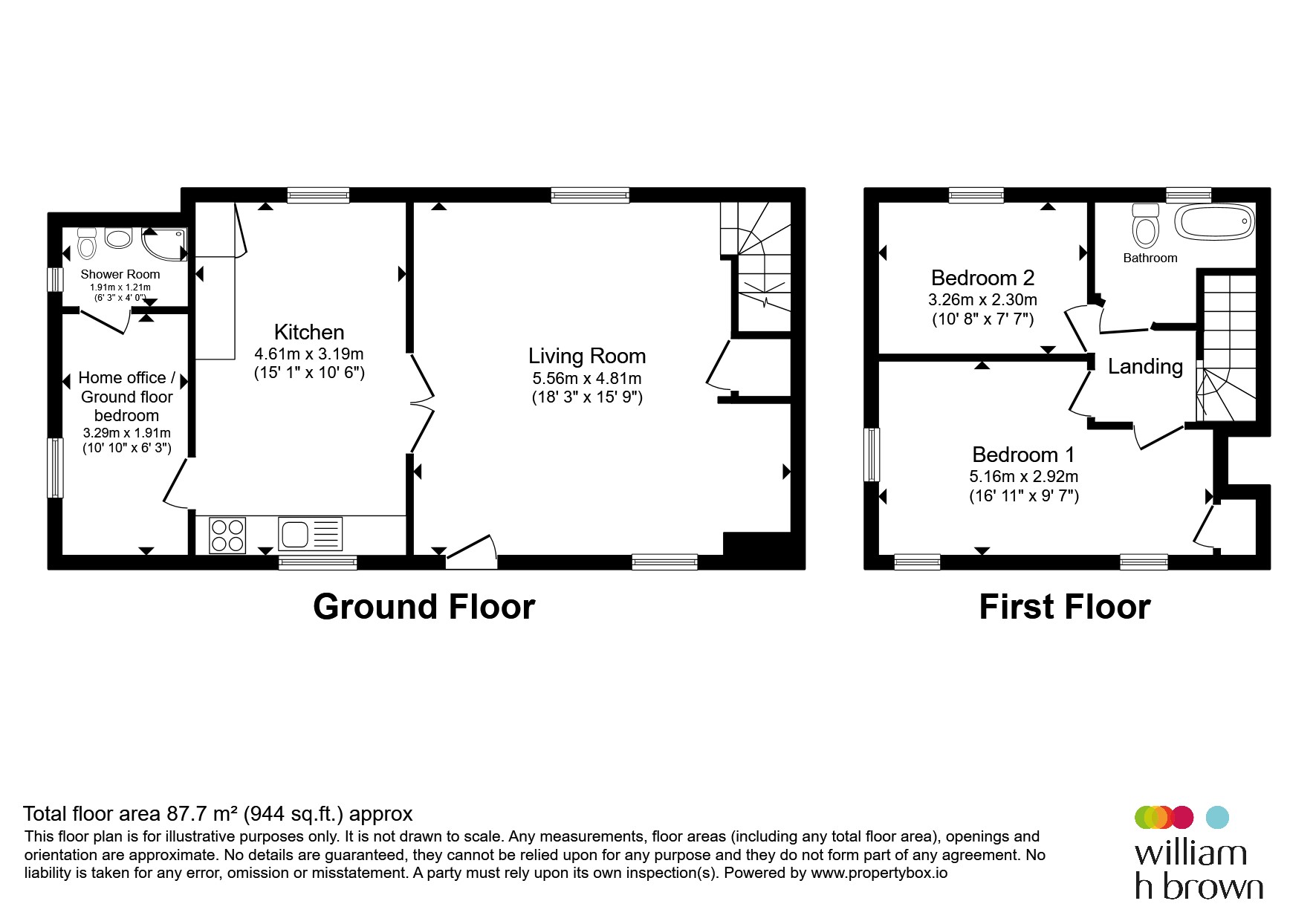 Weavers, High Street, Sudbury floorplan