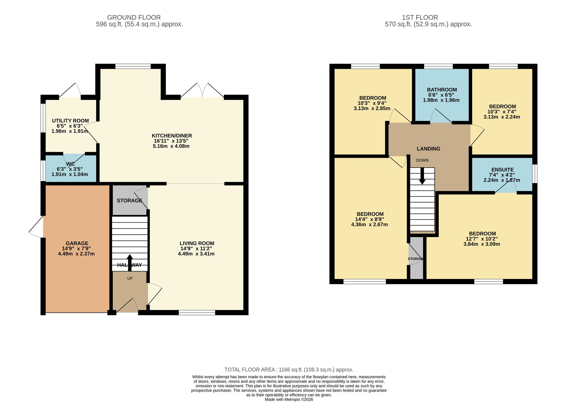 1 Wilpshire Close, Bury floorplan