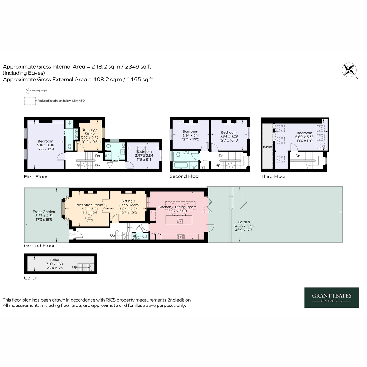 43, Balfour Road, London floorplan