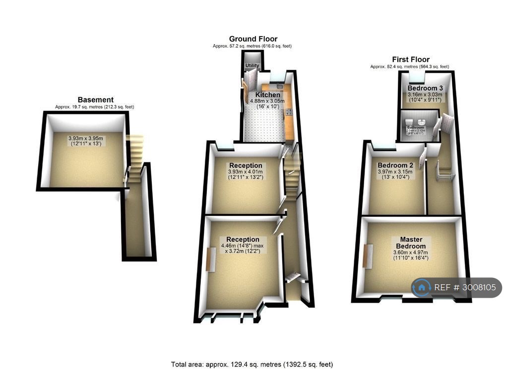 Bellfield Ave Cheadle Hulme, Cheadle floorplan