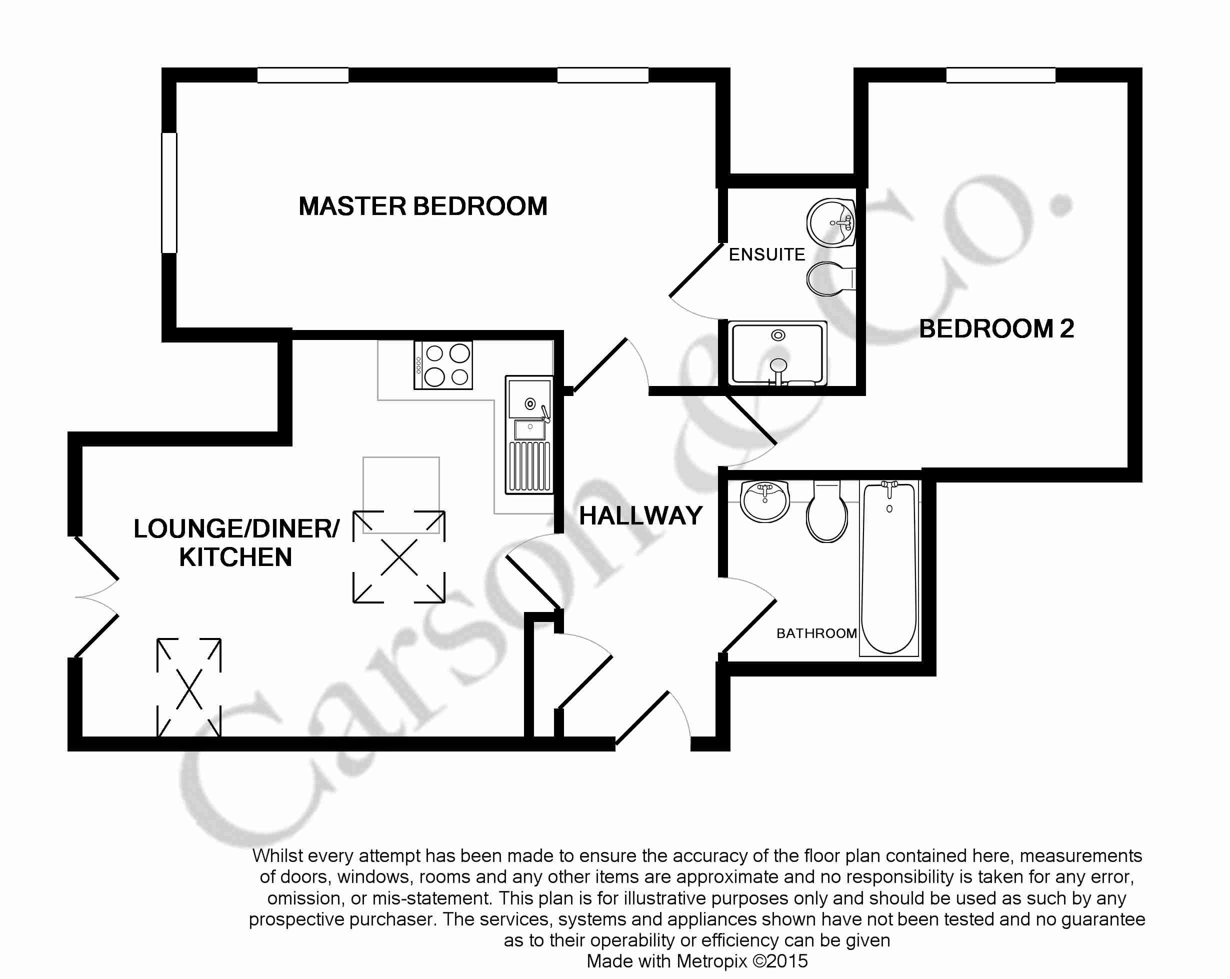 2 Bedrooms Flat to rent in London Road, Camberley GU15