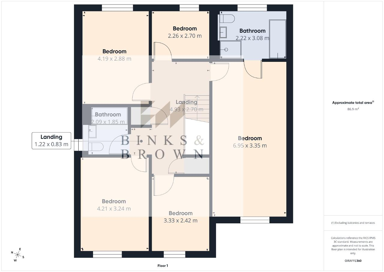 16, Orchard Way, Stanford Le Hope floorplan