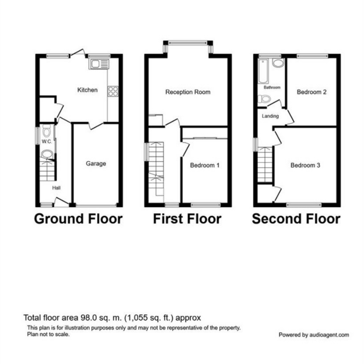 28, Atkinson Road, London floorplan