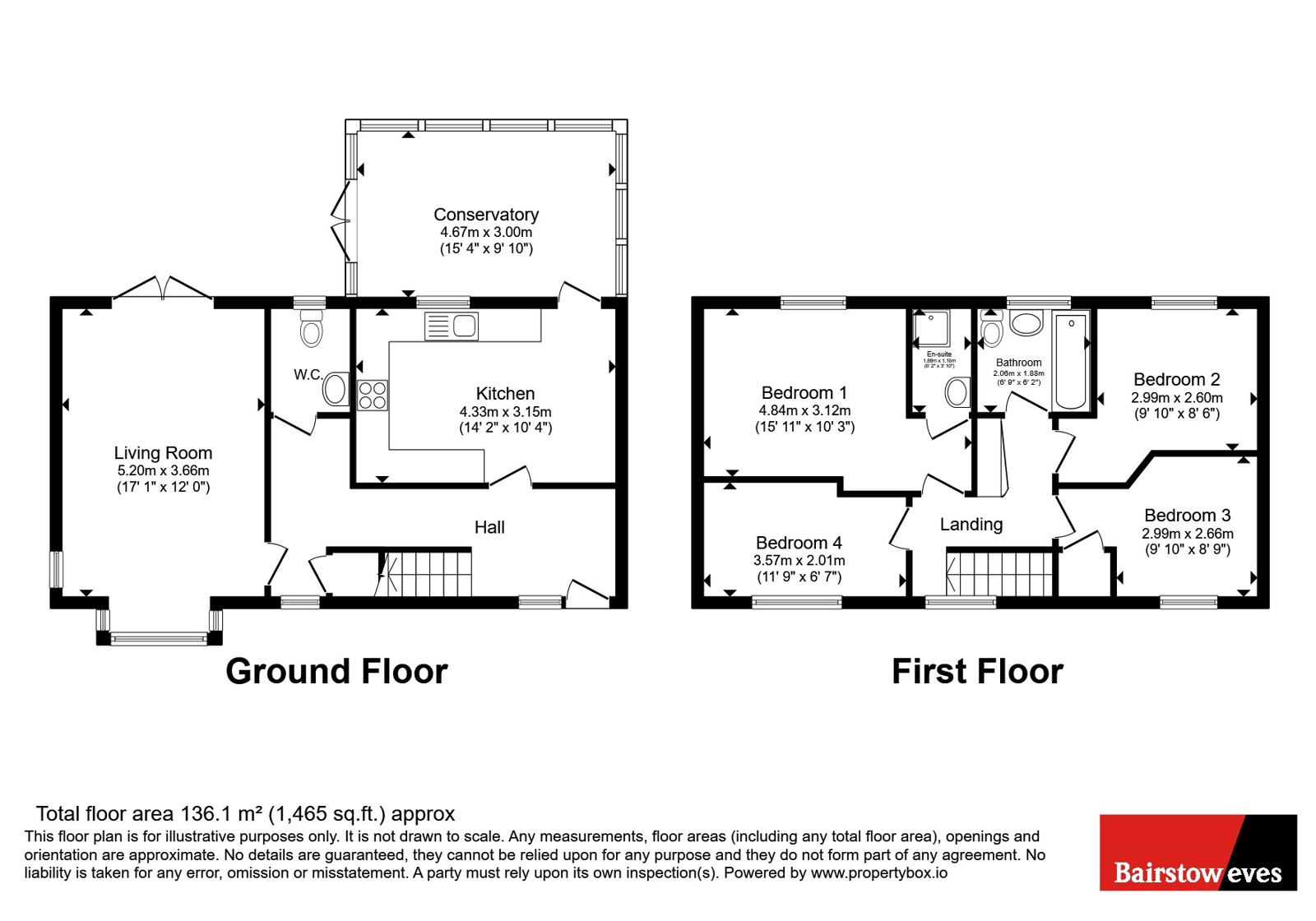 52, Old Moat Way, West Midlands floorplan