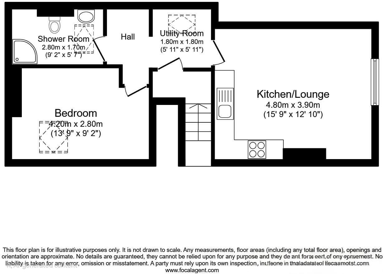 Flat 4, 1 Cyprus Street, Wakefield floorplan