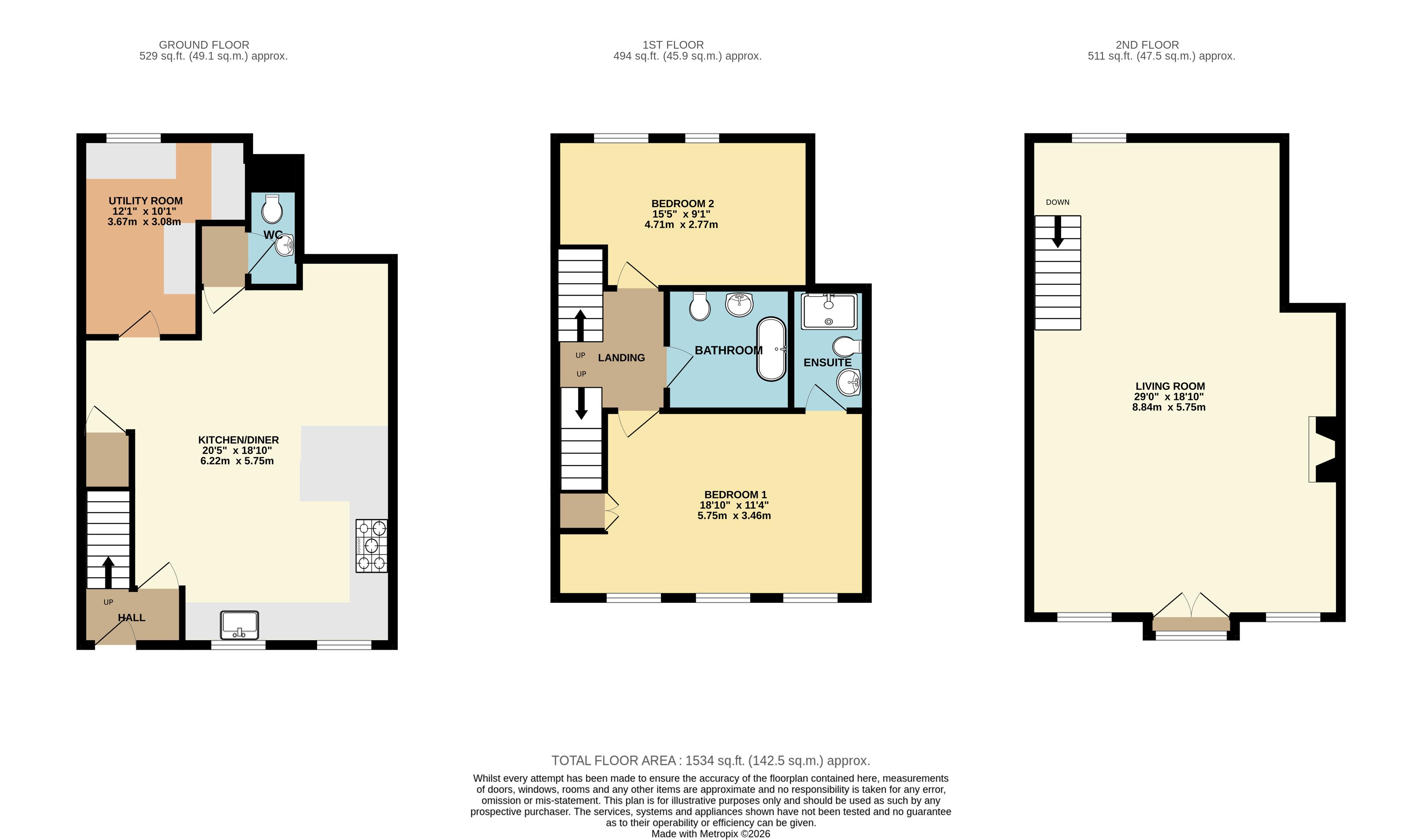 2 The Malt Kilns, Rectory Lane, Lincoln floorplan