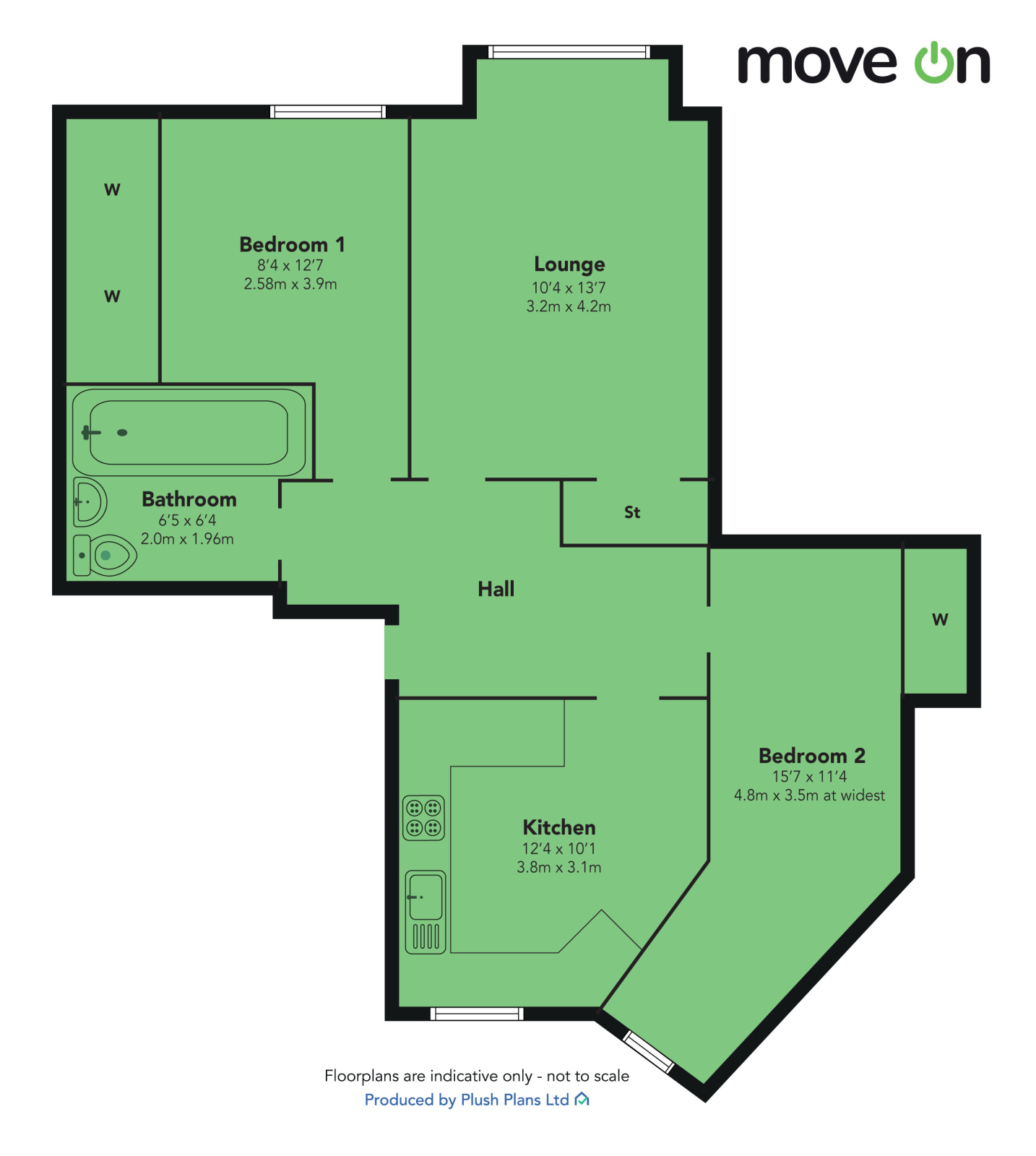 2/2, 5 Wellshot Road, Glasgow floorplan
