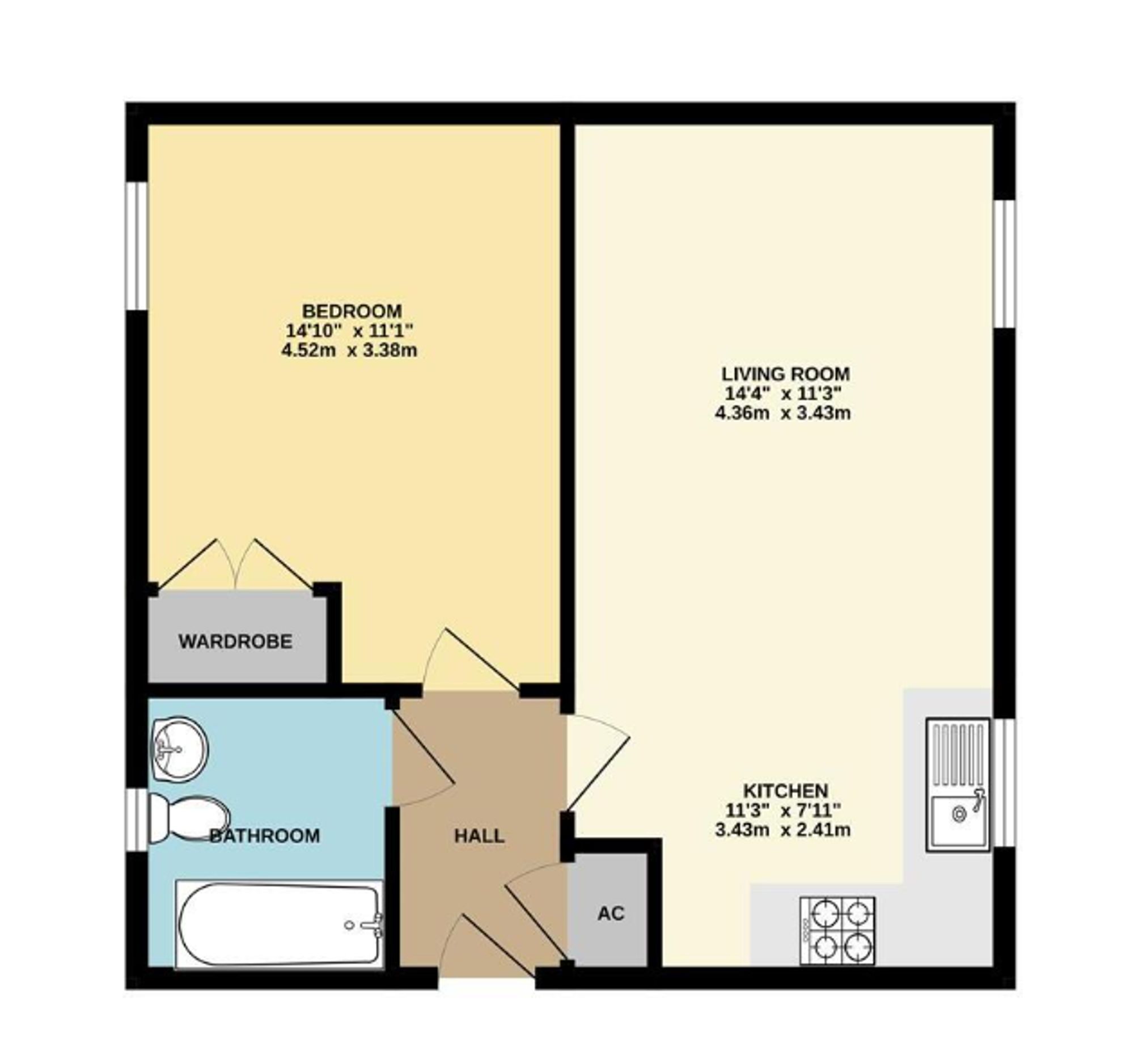 128 Warren Avenue, Saxmundham floorplan