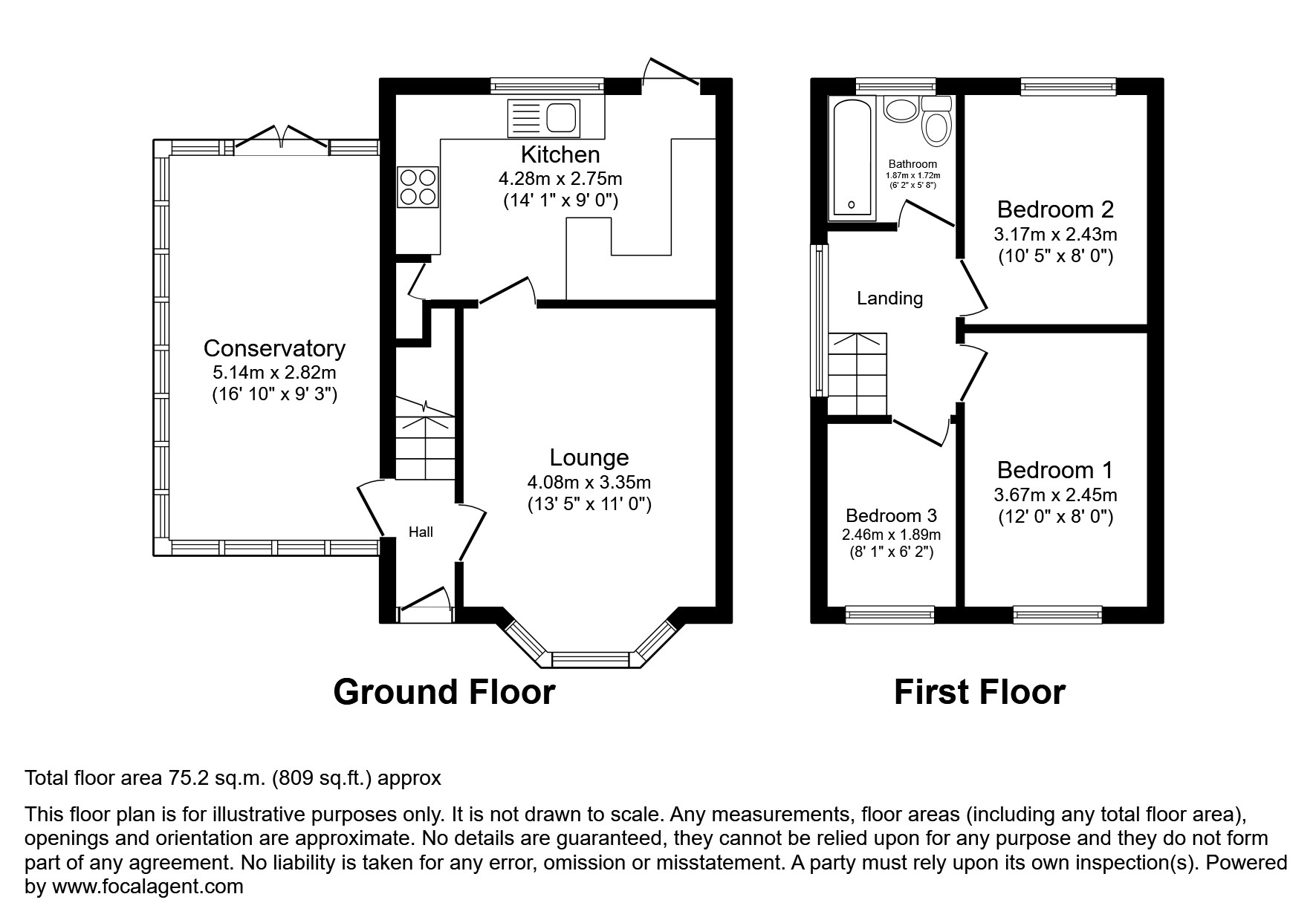 2F, Redbrook Road, Trafford floorplan