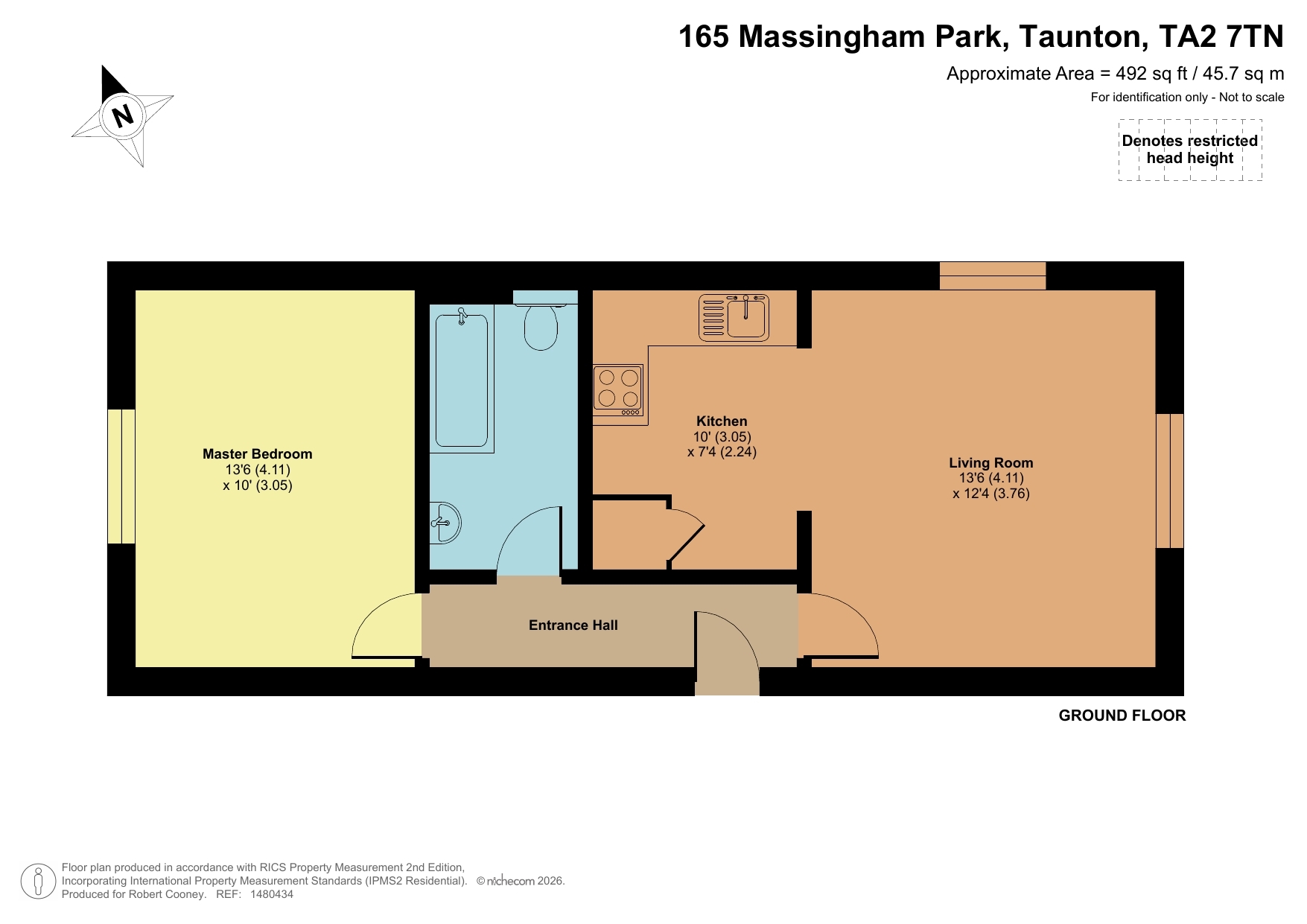 165 Massingham Park, Taunton floorplan