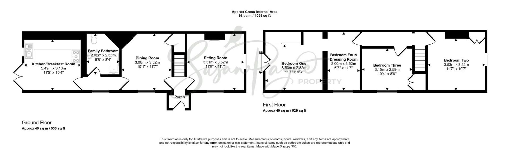 44, High Street, Wootton Bridge floorplan