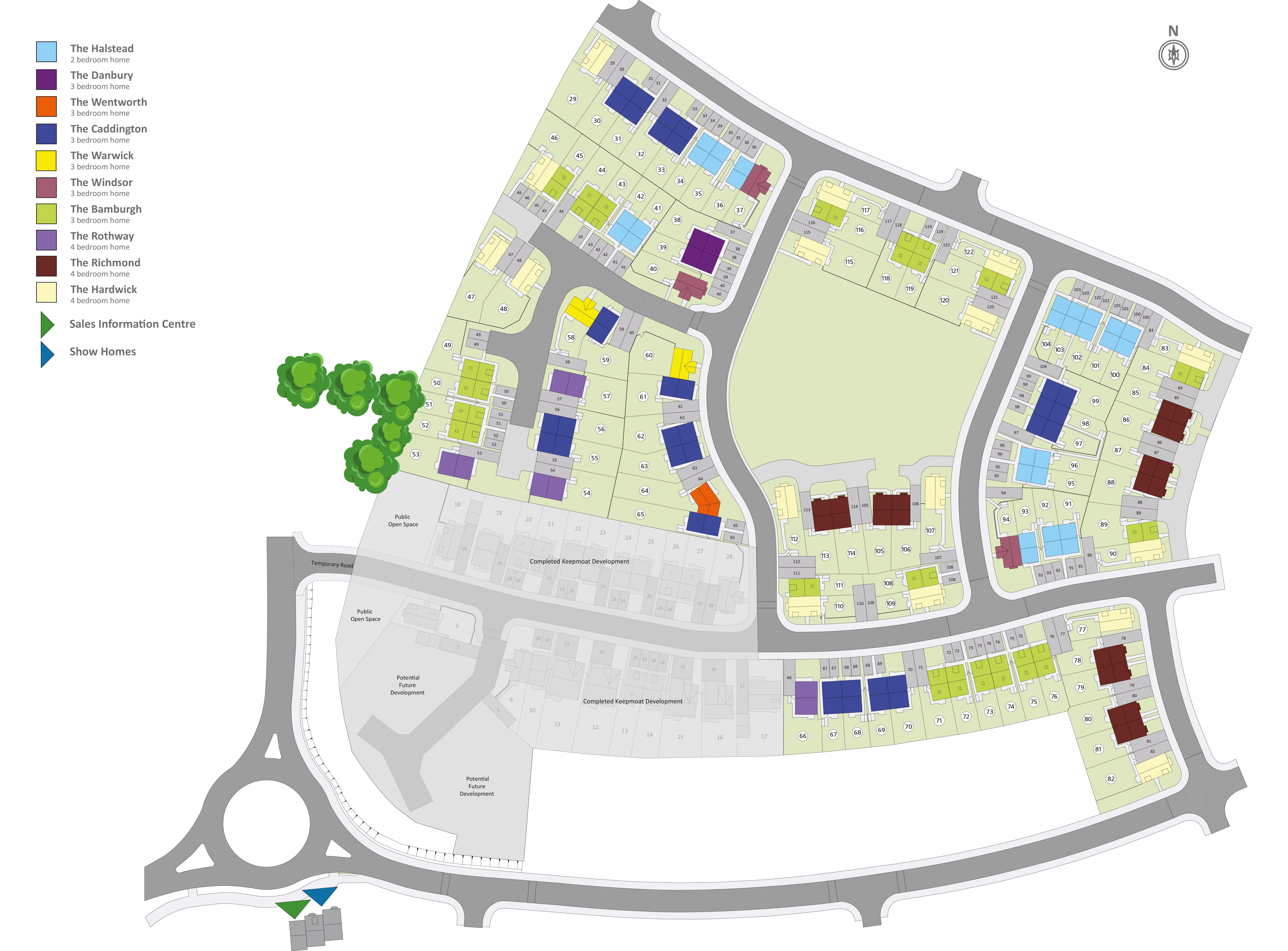 "Caddington" at Westway, Eastfield, Scarborough YO11, 3 bedroom