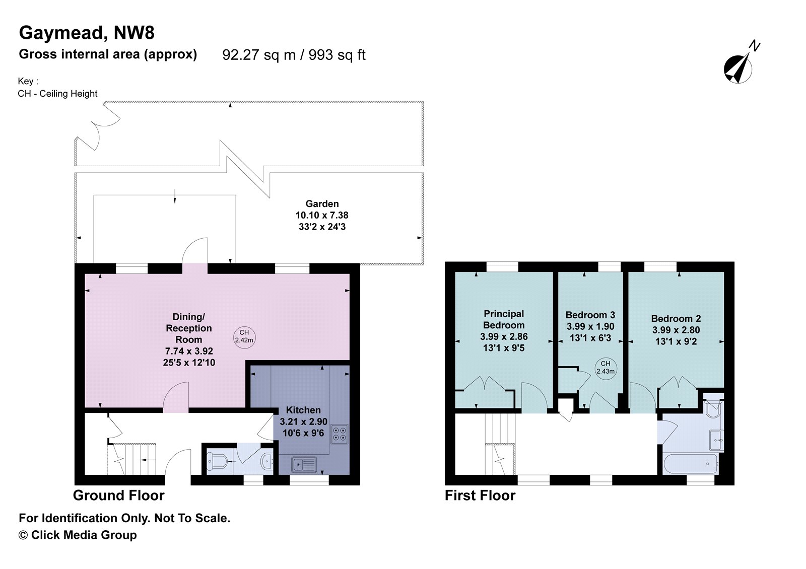 Flat 14, Gaymead,, Abbey Road, London floorplan
